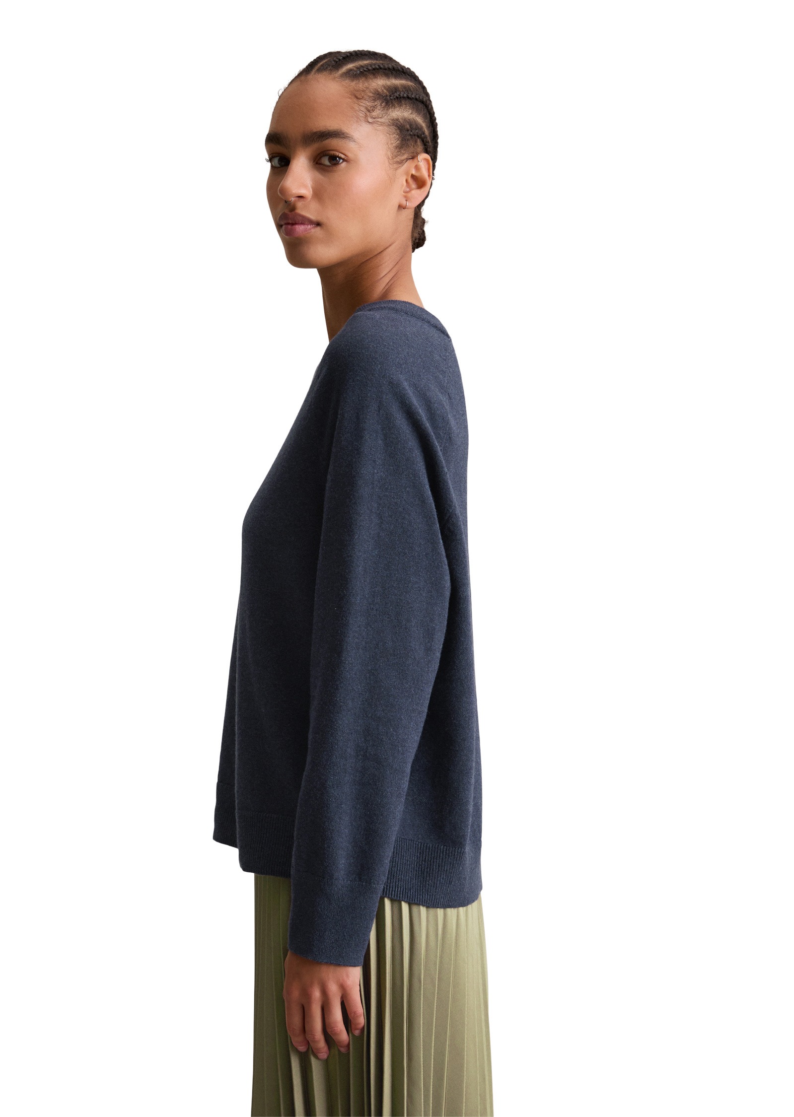 Marc OPolo DENIM Strickpullover "aus Soft Cotton Stretch" günstig online kaufen