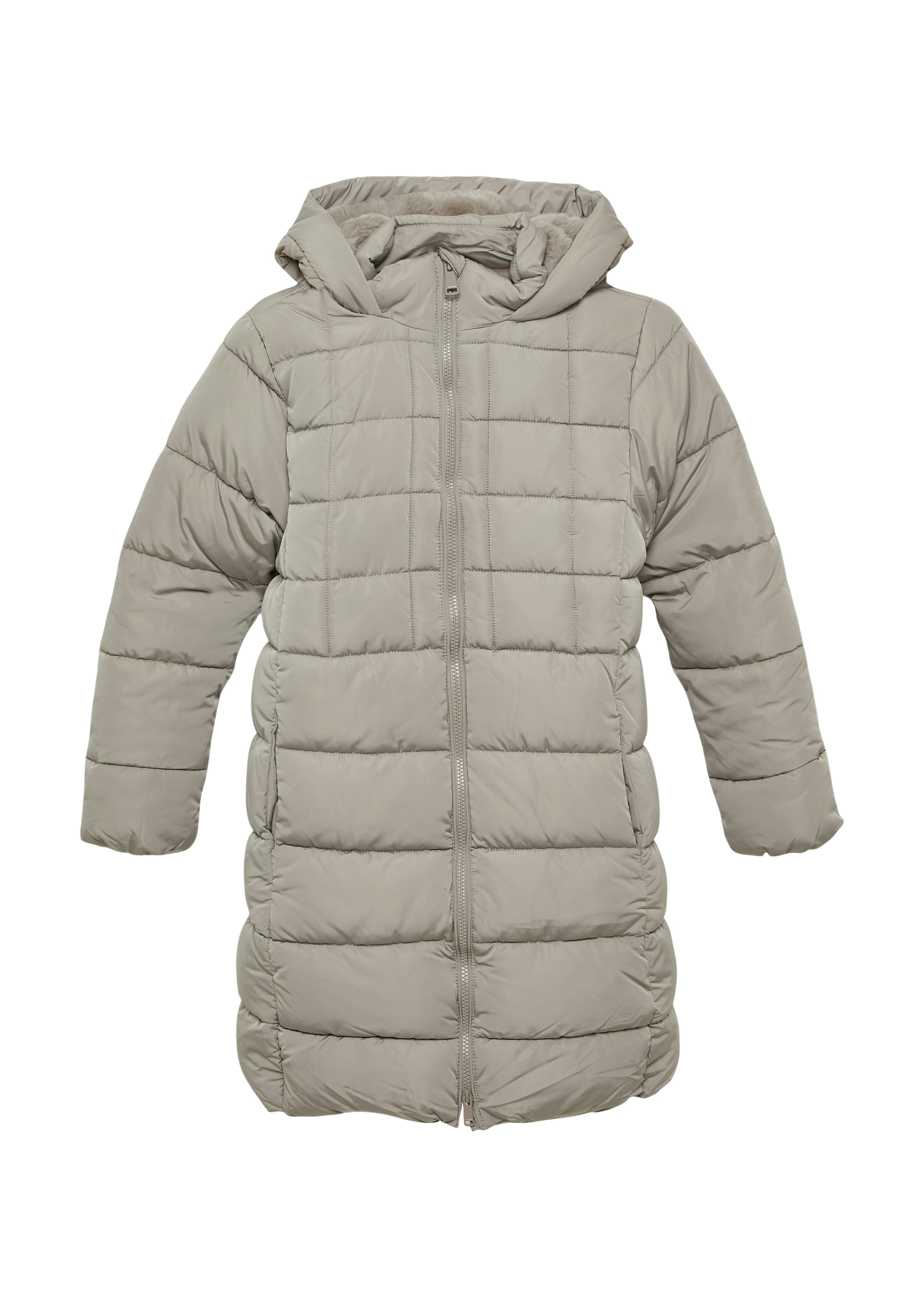 s.Oliver Junior Steppmantel Wärmender Steppmantel mit Teddyplüsch-Futter