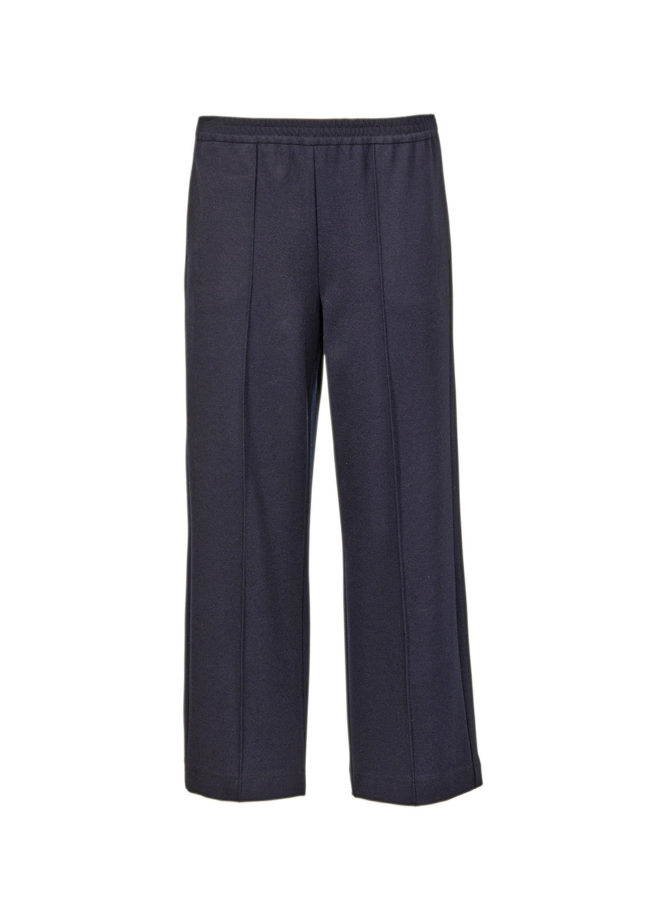 GOLDNER 7/8-Hose "Verkürzte Jersey-Hose VERA mit Biesen" Ohne