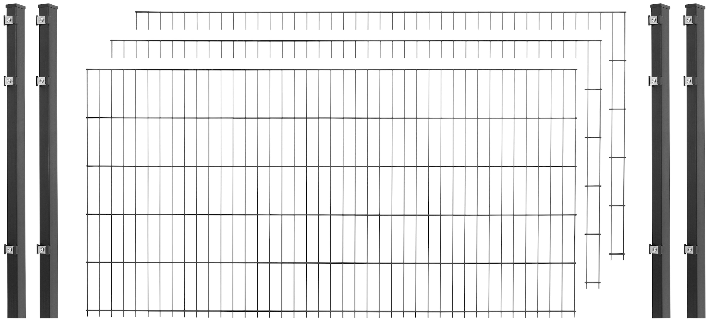 Arvotec Einstabmattenzaun, Zaunhöhe 103 cm, Zaunlänge 2 - 60 m