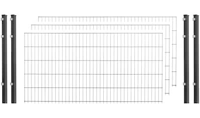Arvotec Einstabmattenzaun, (Set), 103 cm hoch, 2 Matten für 4 m, 3 Pfosten kaufen