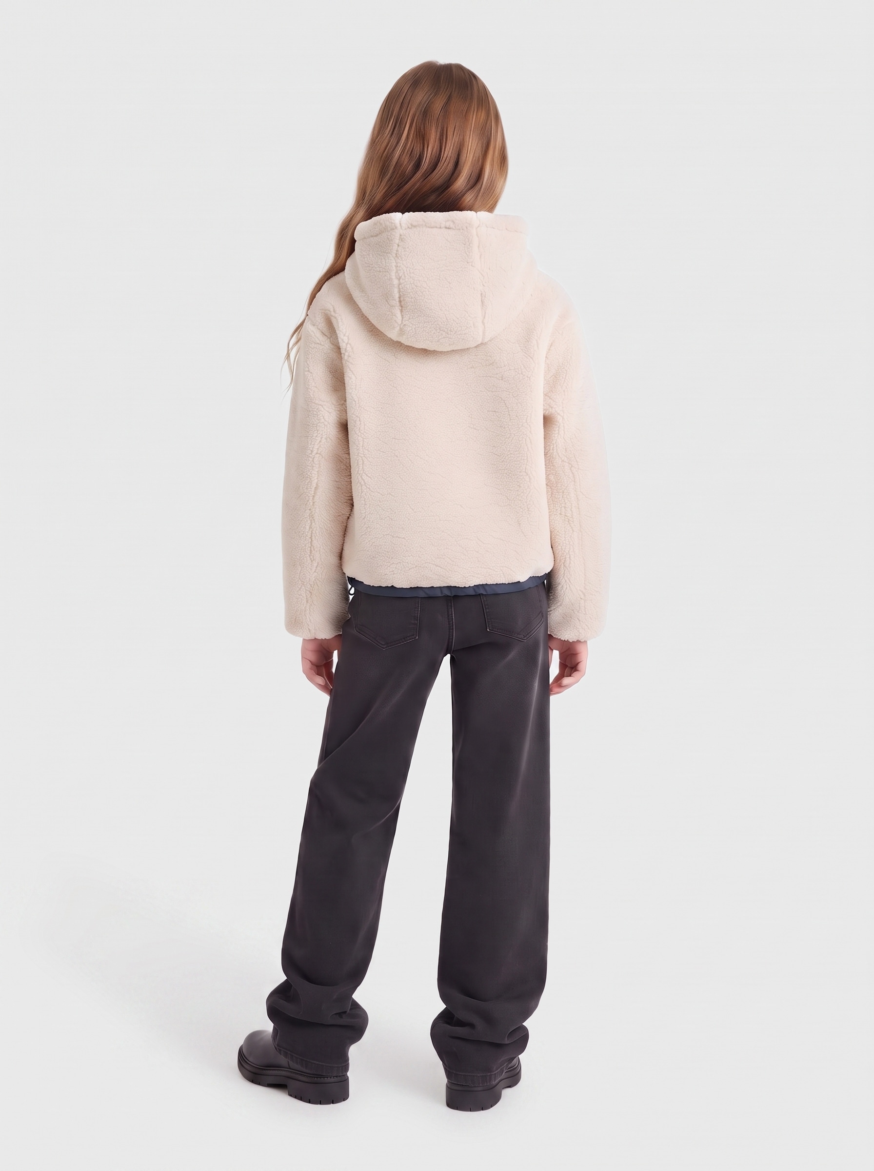 KIDS ONLY Wendejacke »KOGMARIA REVERSIBLE PUFFER JACKET OTW« mit Kapuze als Plüschjacke oder Steppjacke tragbar