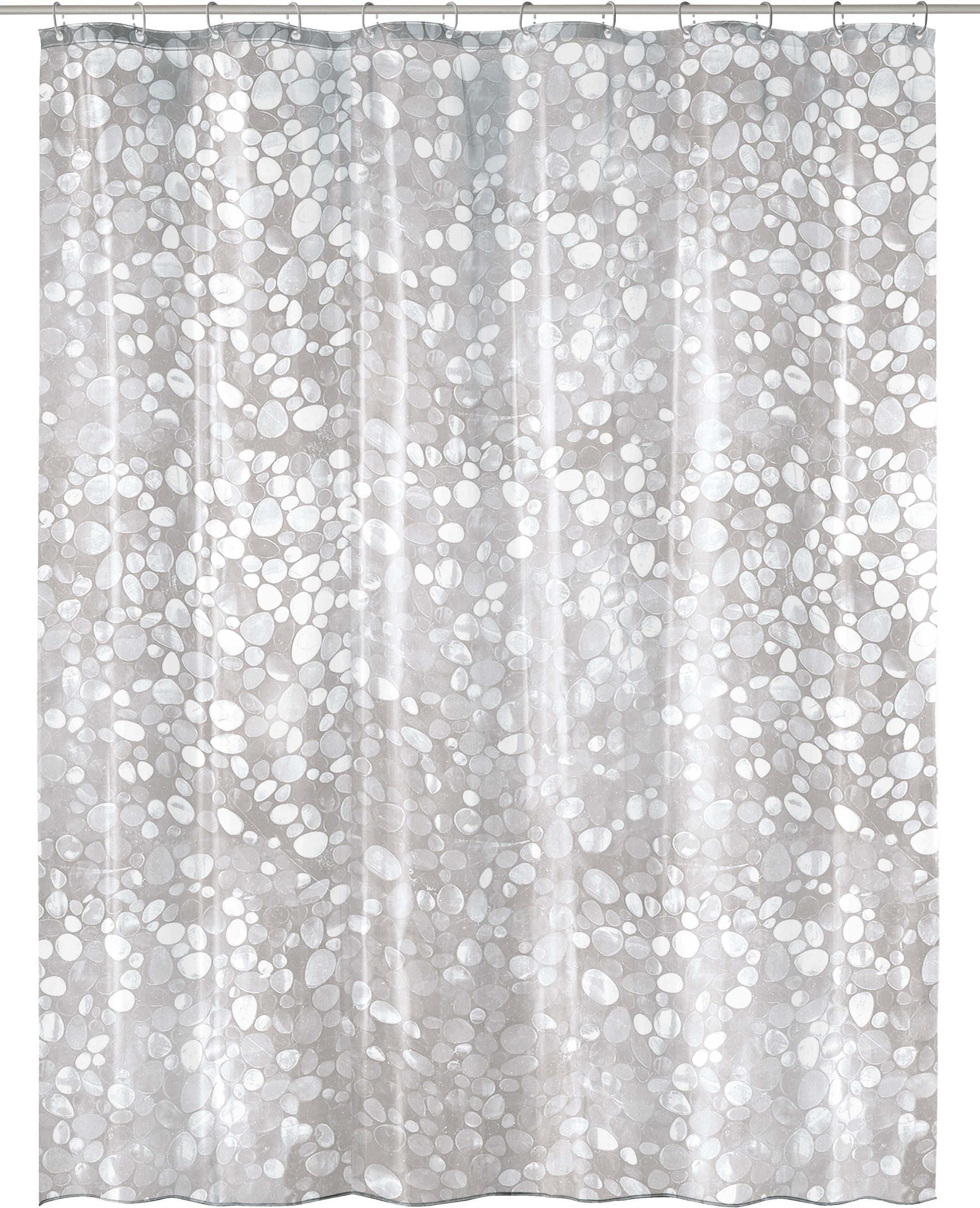 Kleine Wolke Duschvorhang "Cristallo" Breite 180 cm inklusive Duschvorhangr günstig online kaufen