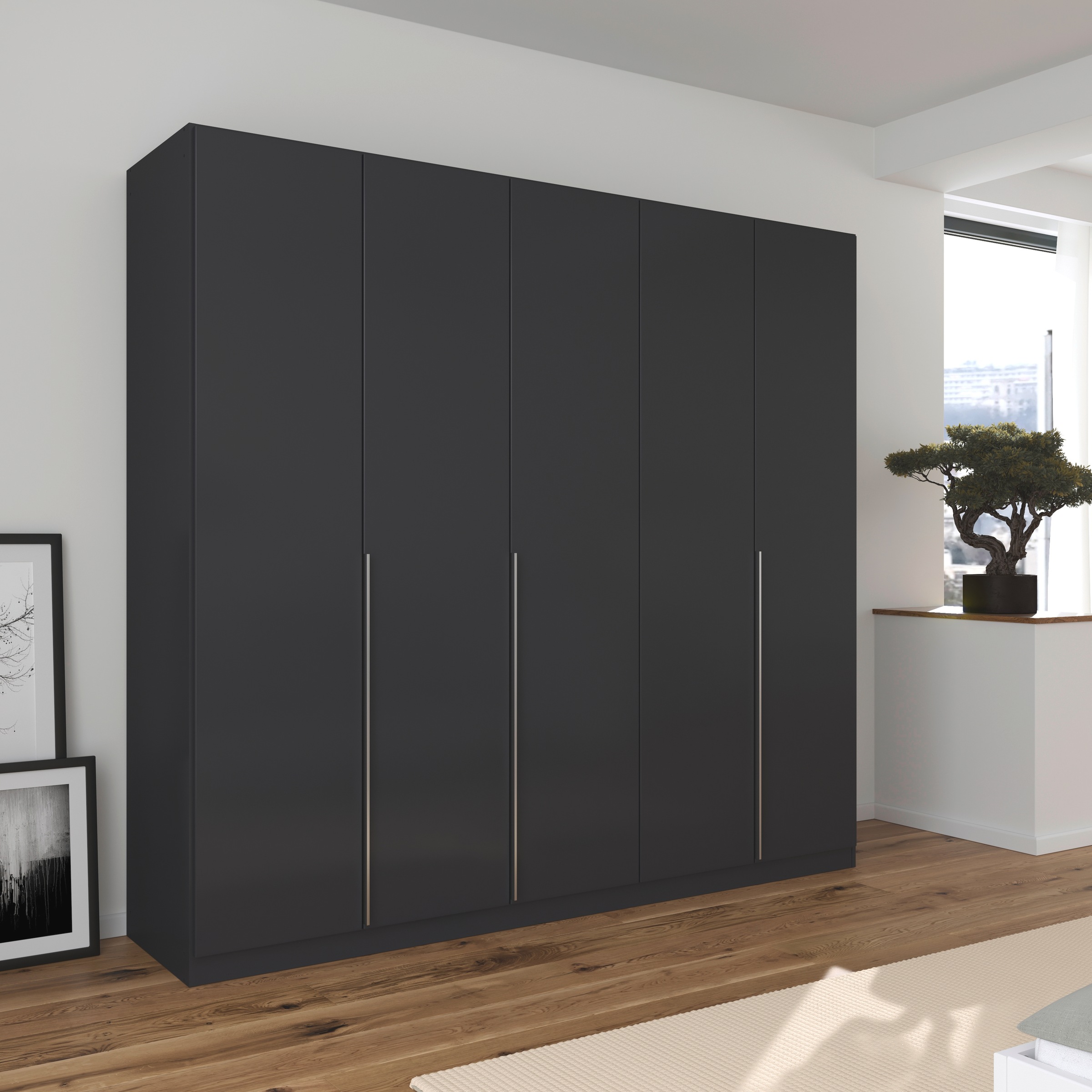 Thumbnail - rauch Drehtürenschrank "Kleiderschrank Schrank Garderobe AGORDO TOPSELLER Schlafzimmer", (in zwei Griff-Farben mit Dekor...