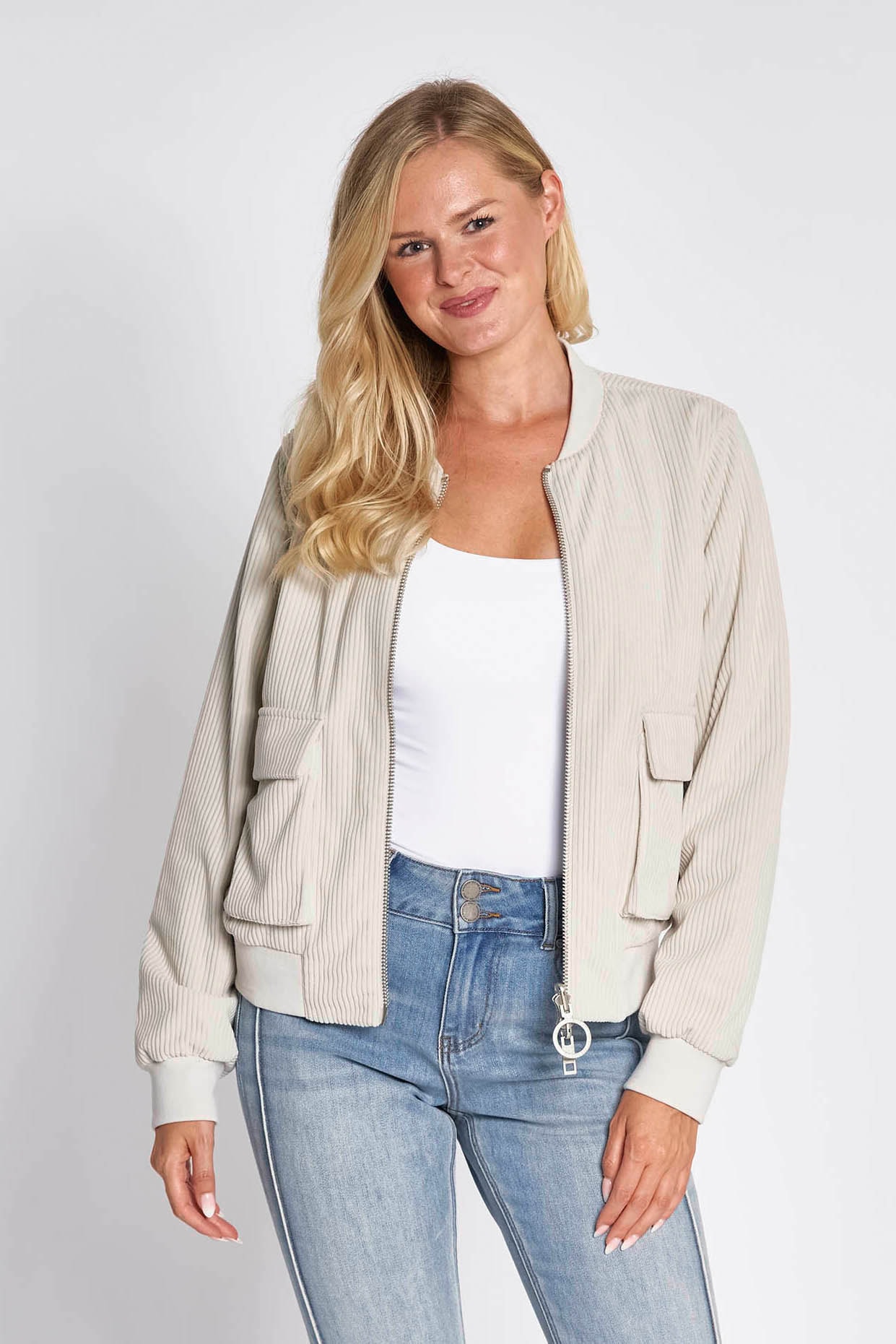 Zhrill Wendejacke "JULIE CORDUROY", ohne Kapuze, mit Cord und floralem Must günstig online kaufen