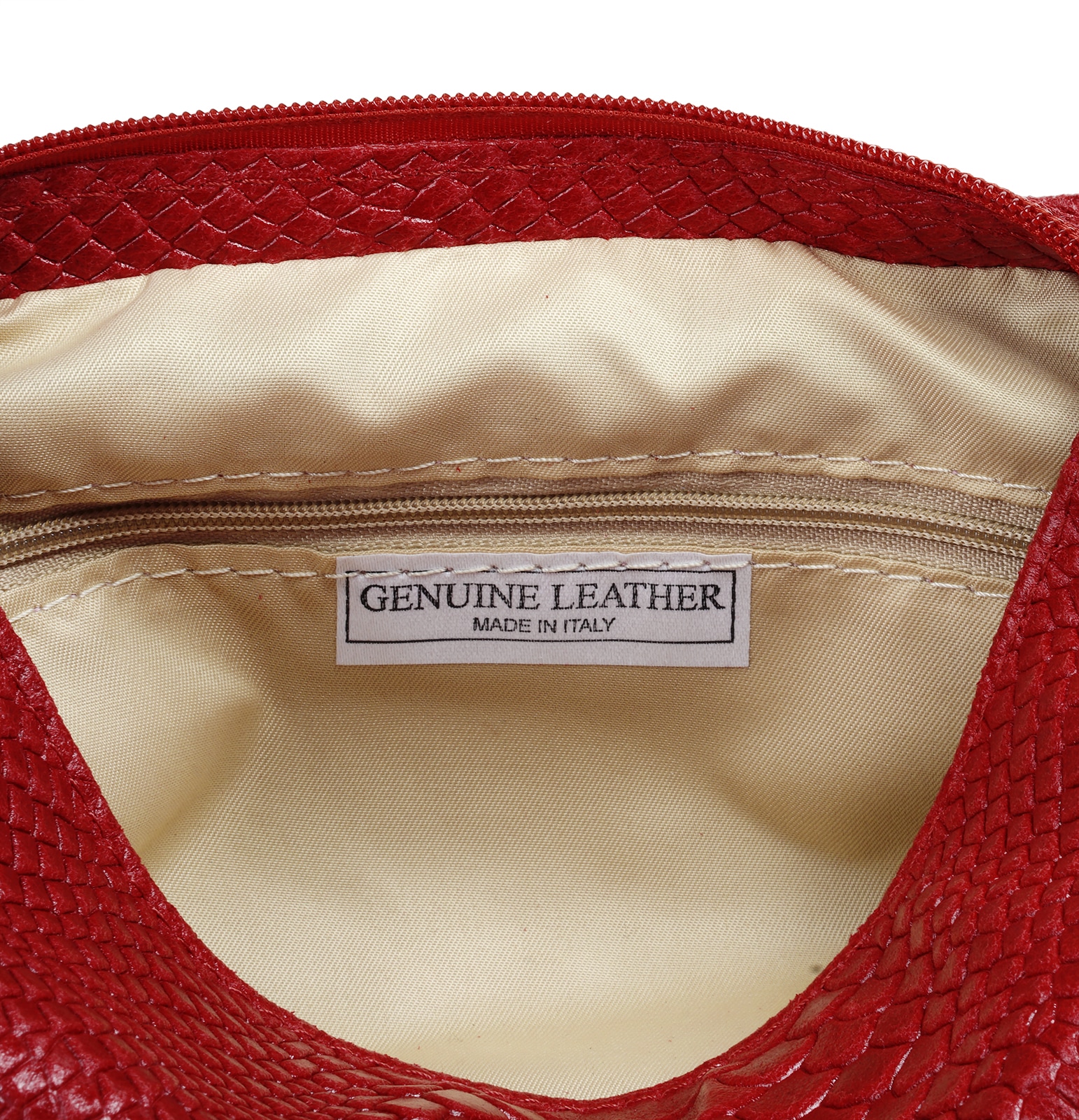 Cluty Umhängetasche, echt Leder, Made in Italy