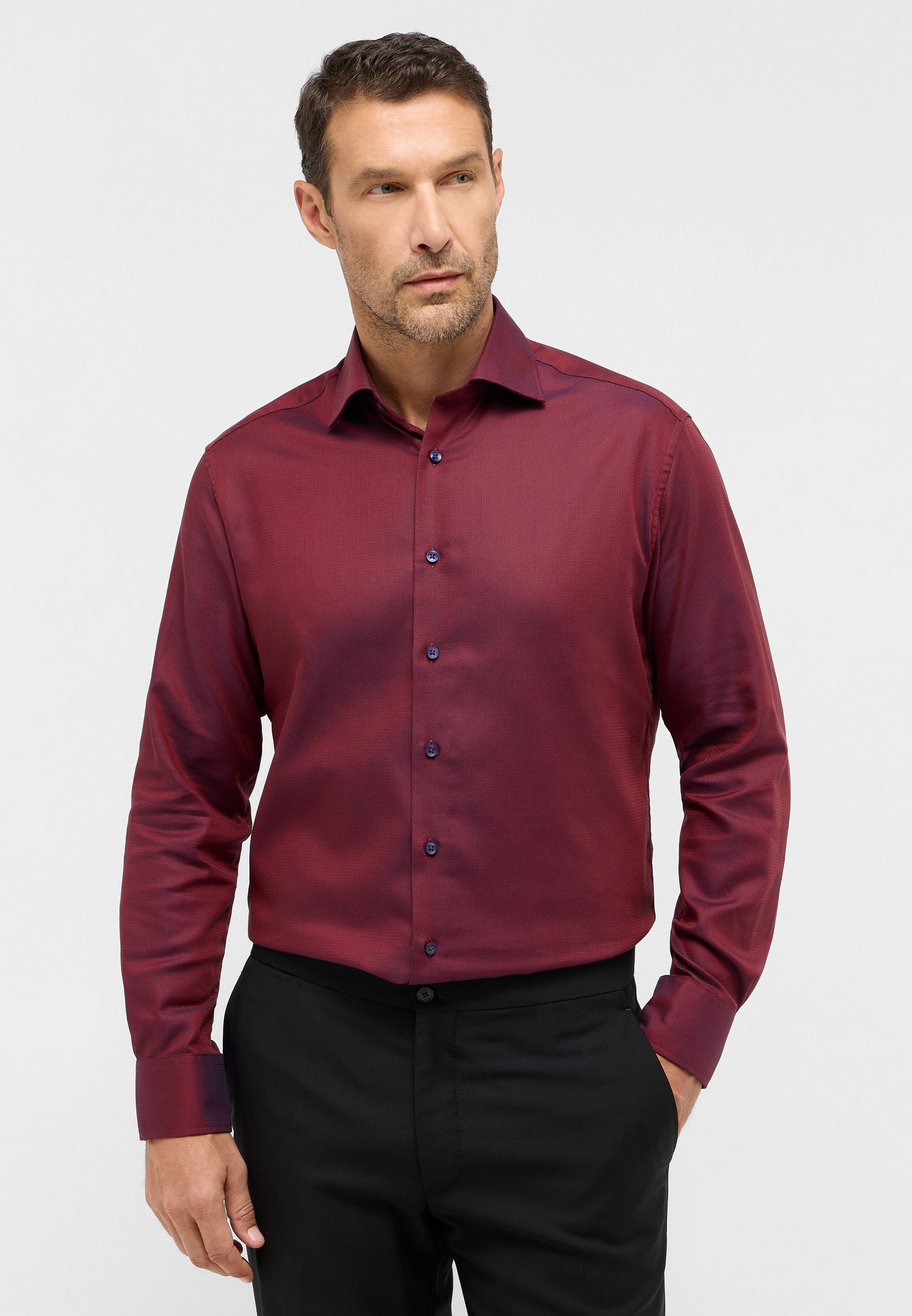 Eterna Langarmhemd "MODERN FIT", NON IRON (bügelfrei) günstig online kaufen
