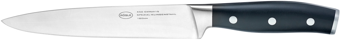 RÖSLE Fleischmesser "Tradition", (1 tlg.), Küchenmesser für von Fleisch, Klingenspezialstahl, ergonomischer Griff