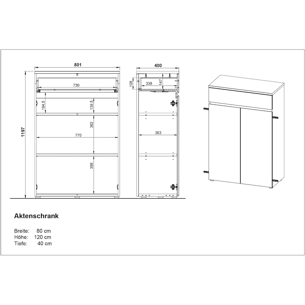 GERMANIA Aktenschrank »Lissabon«