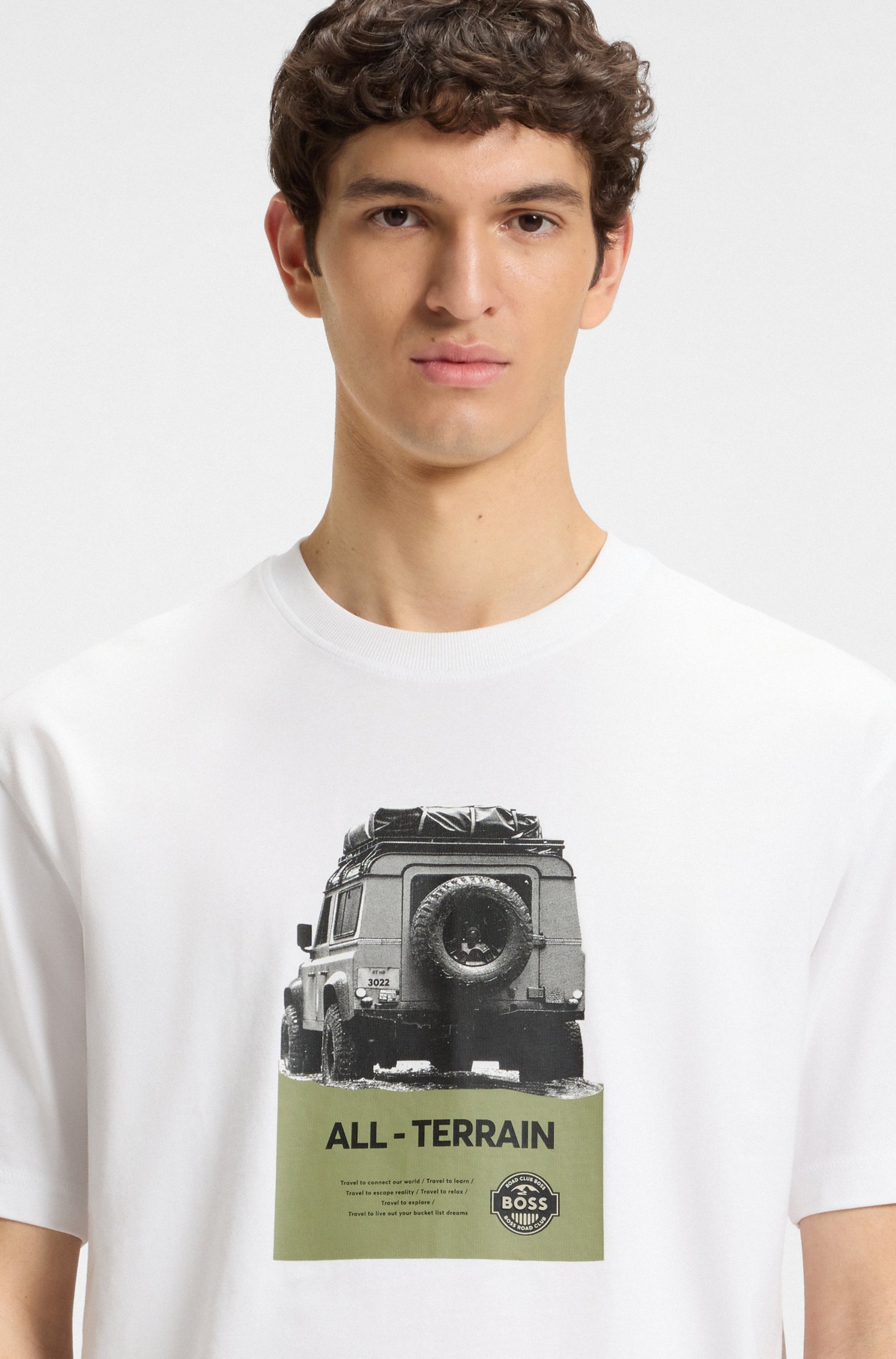BOSS ORANGE T-Shirt "Te Wagon", mit coolem Fotodruck günstig online kaufen