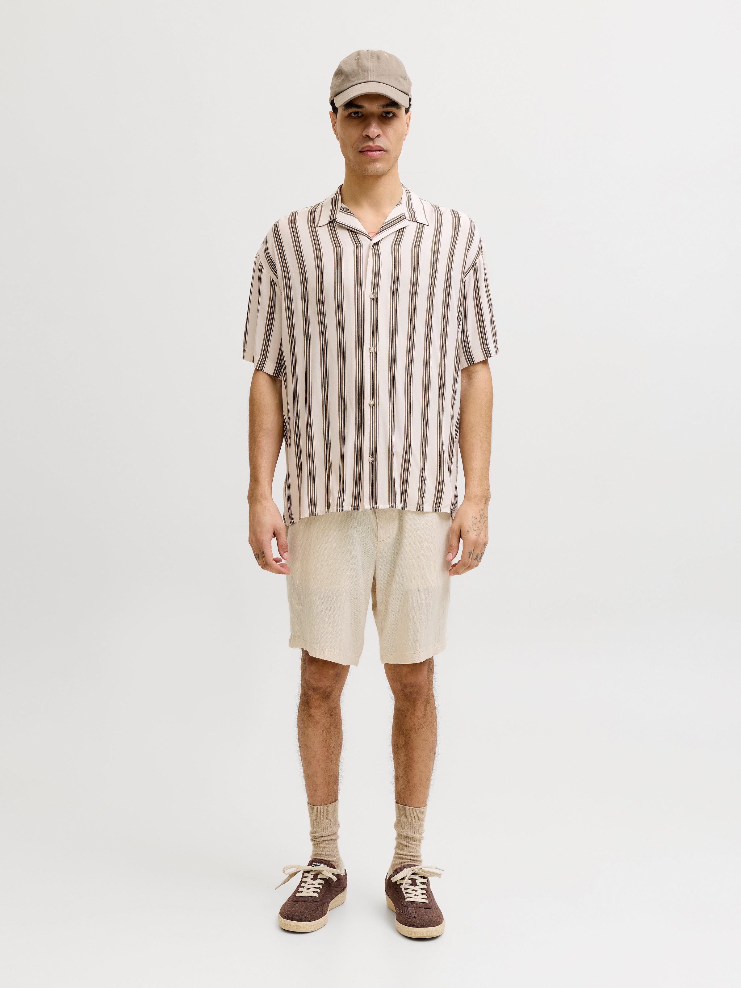 Jack & Jones Chinoshorts »JPSTACE MYKONOS LINEN BLEND SHORTS SRT«