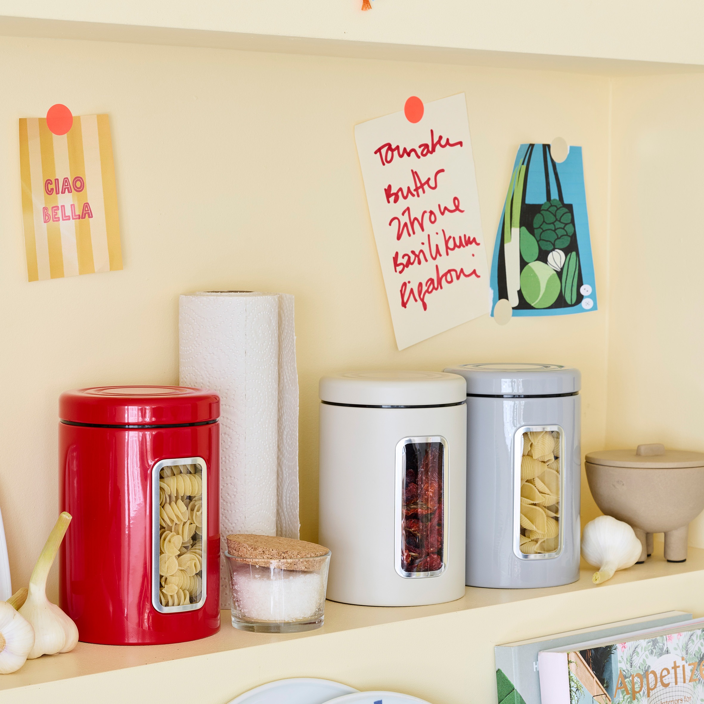 Thumbnail - WESCO Vorratsdose "Classic Line" 1 Stk. tlg. Deckel mit Kunststoffring / Sichtfenster aus Acryl, 2 L