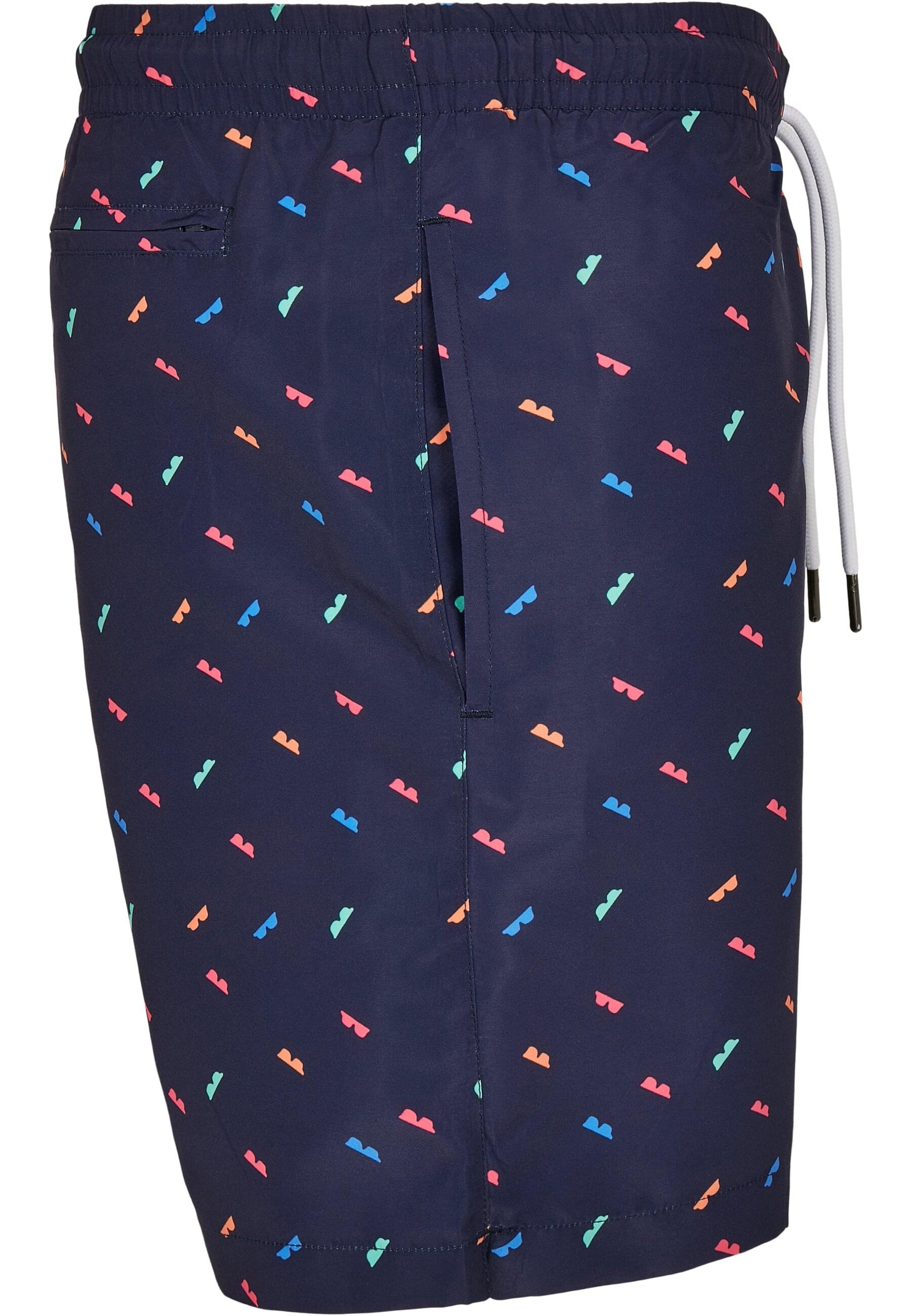 URBAN CLASSICS Badeshorts »Urban Classics Herren Pattern Swim Shorts«