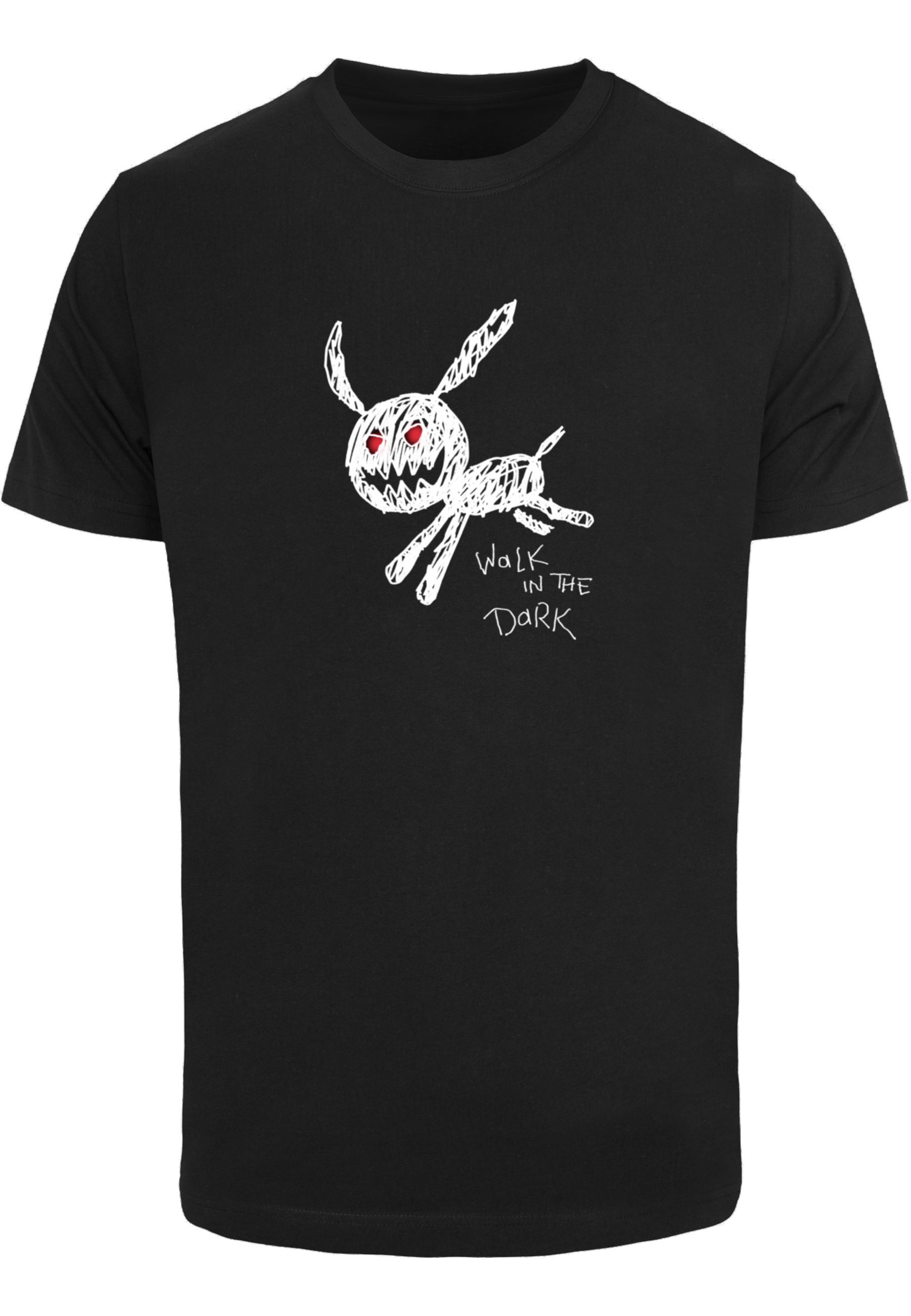 MisterTee T-Shirt "MisterTee Herren Walk In The Dark Tee" 1 Stk.