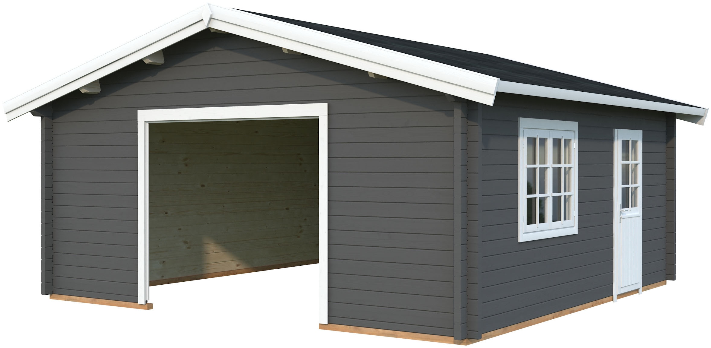 Palmako Garage "Roger, ohne Tor" BxTxH: 622x596x312 cm