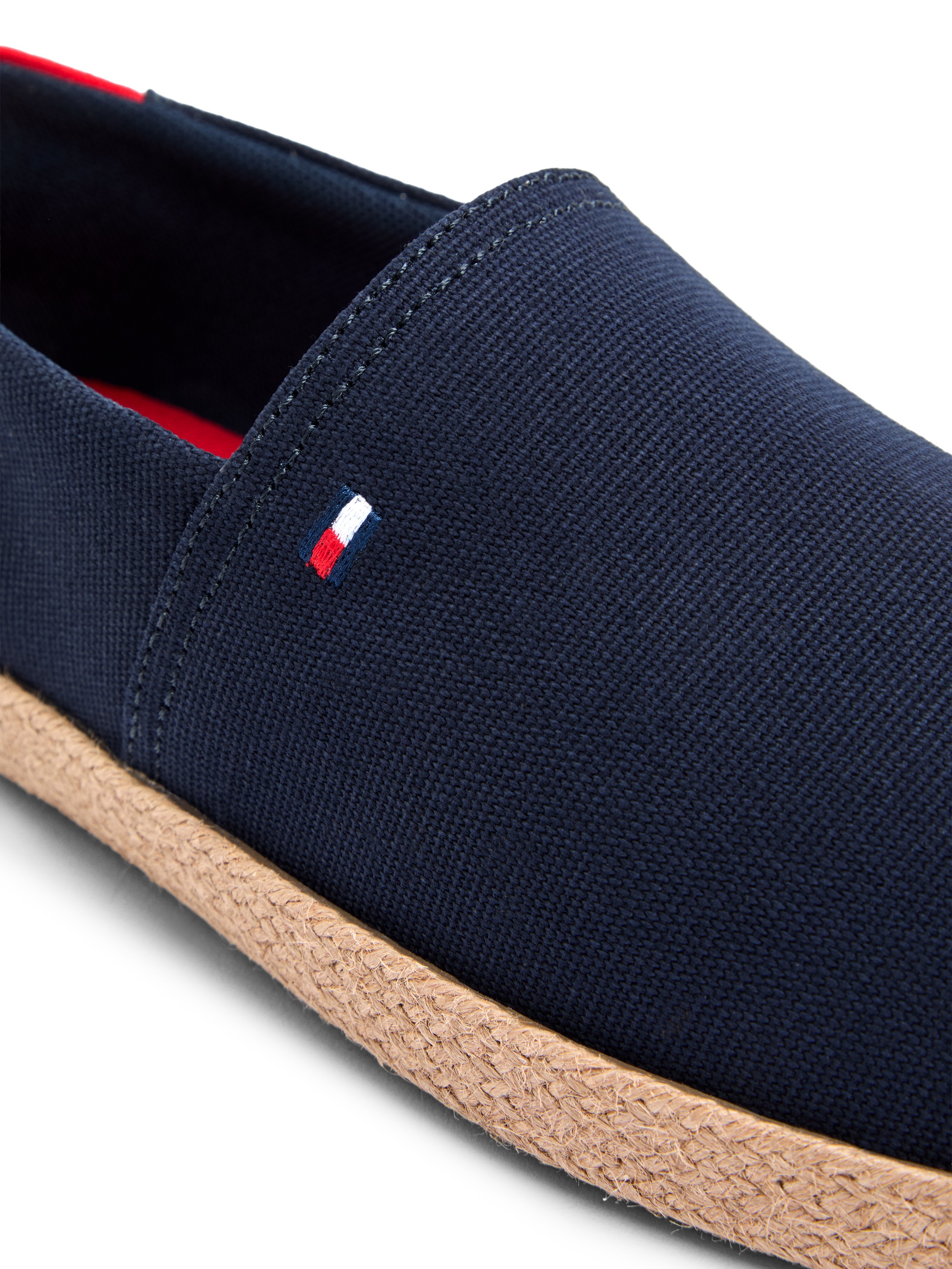 Tommy Hilfiger Espadrille "CORE HILFIGER ESPADRILLE TEXTILE" Slipper, Schlu günstig online kaufen