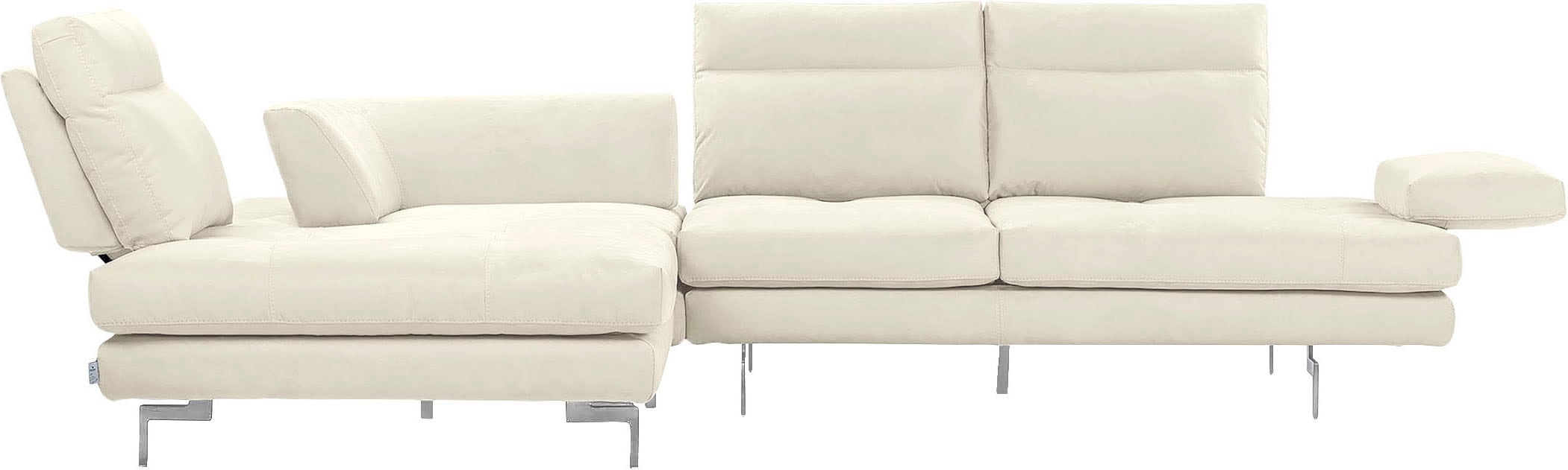 CALIA ITALIA Ecksofa "Toby Wing, L-Form, Designsofa mit sensationellem Sitz günstig online kaufen