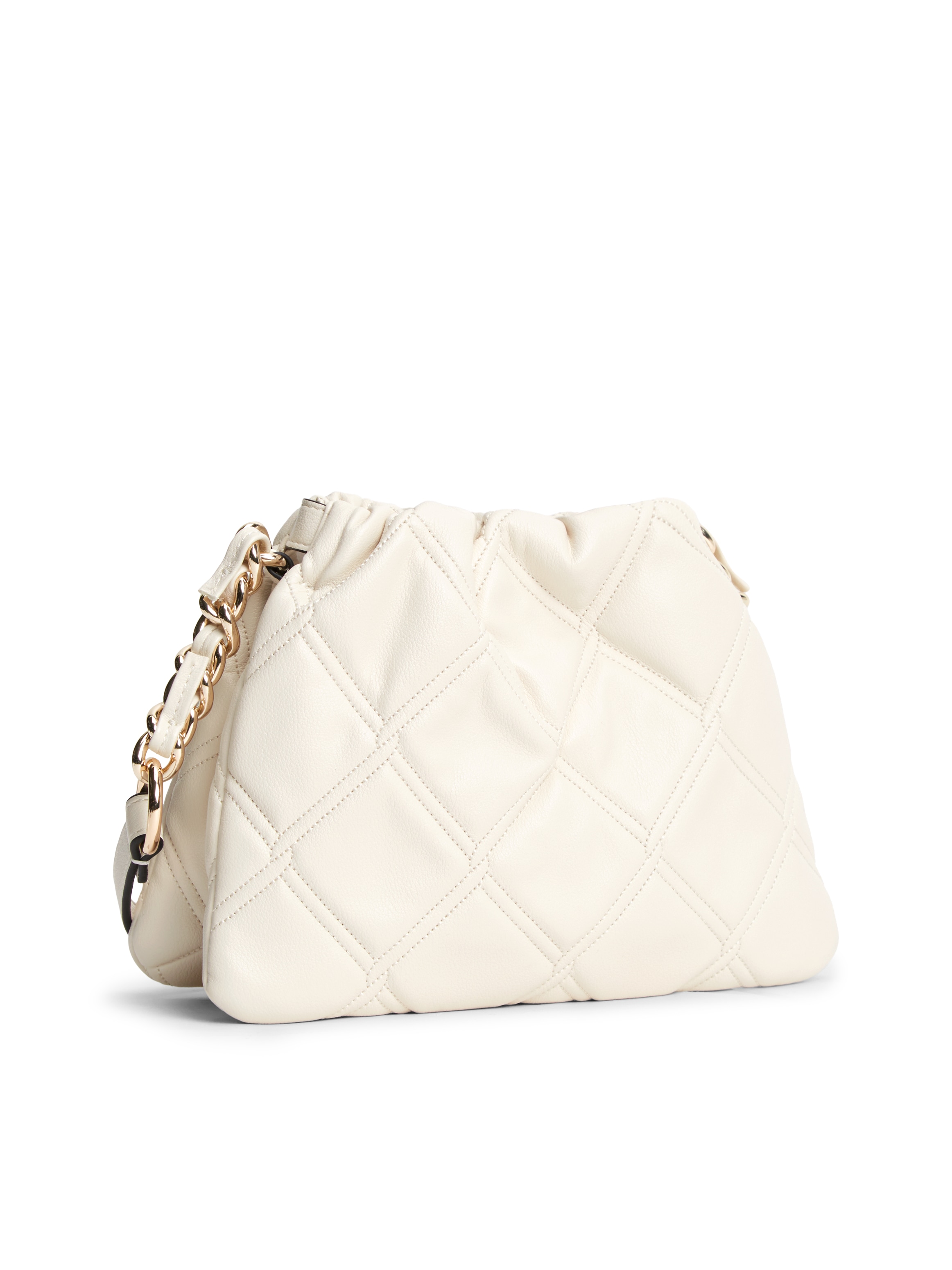 Tommy Hilfiger Umhängetasche »TH FEMININE MINI CROSSOVER« Damen Schultertasche, Handtasche mit goldfarbener Zierkette