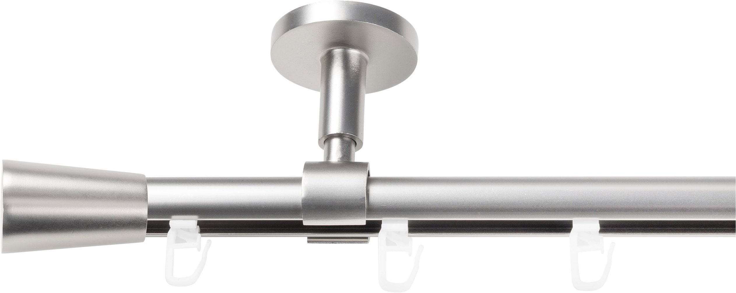 SN DECO GROUP Gardinenstange "Gardinenstange Innenlauf Nizza Ø 19 mm, 1-läufig, Fixmaß, verschraubt" Ø 19 mm Fixmaß;kürzbar