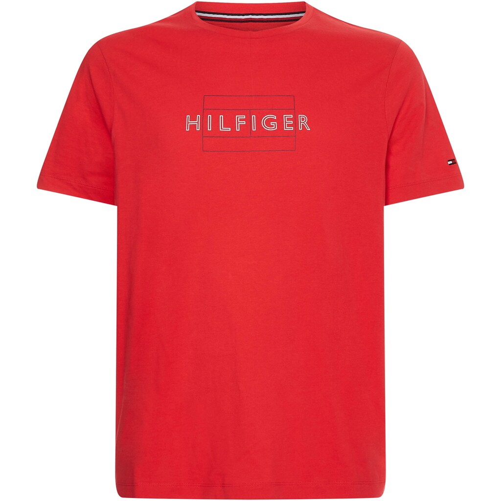 Tommy Hilfiger T-Shirt »LINEAR FLAG TEE«