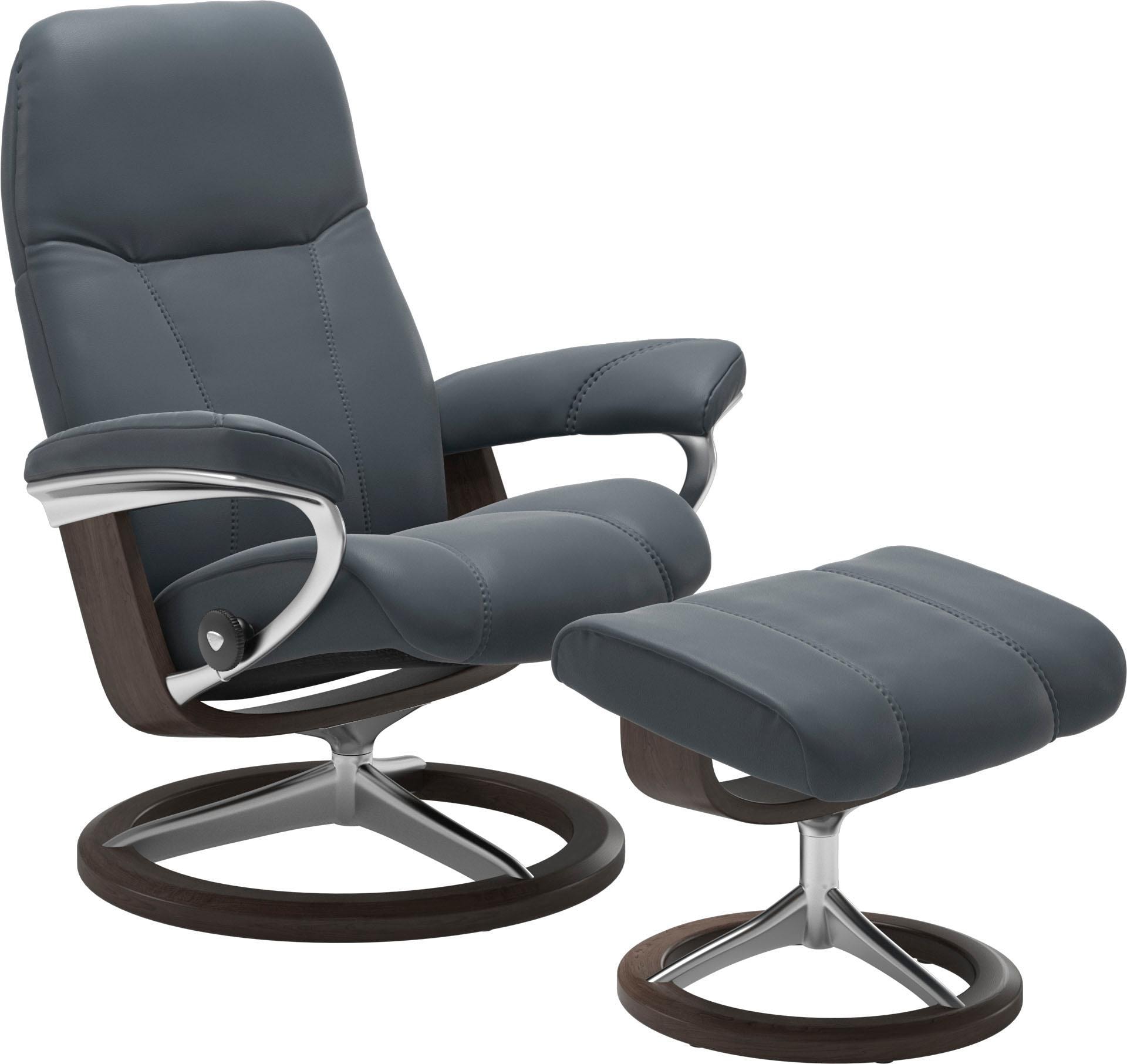 Stressless Relaxsessel "Consul" Relaxsessel mit Hocker, mit Hocker, mit Sig günstig online kaufen