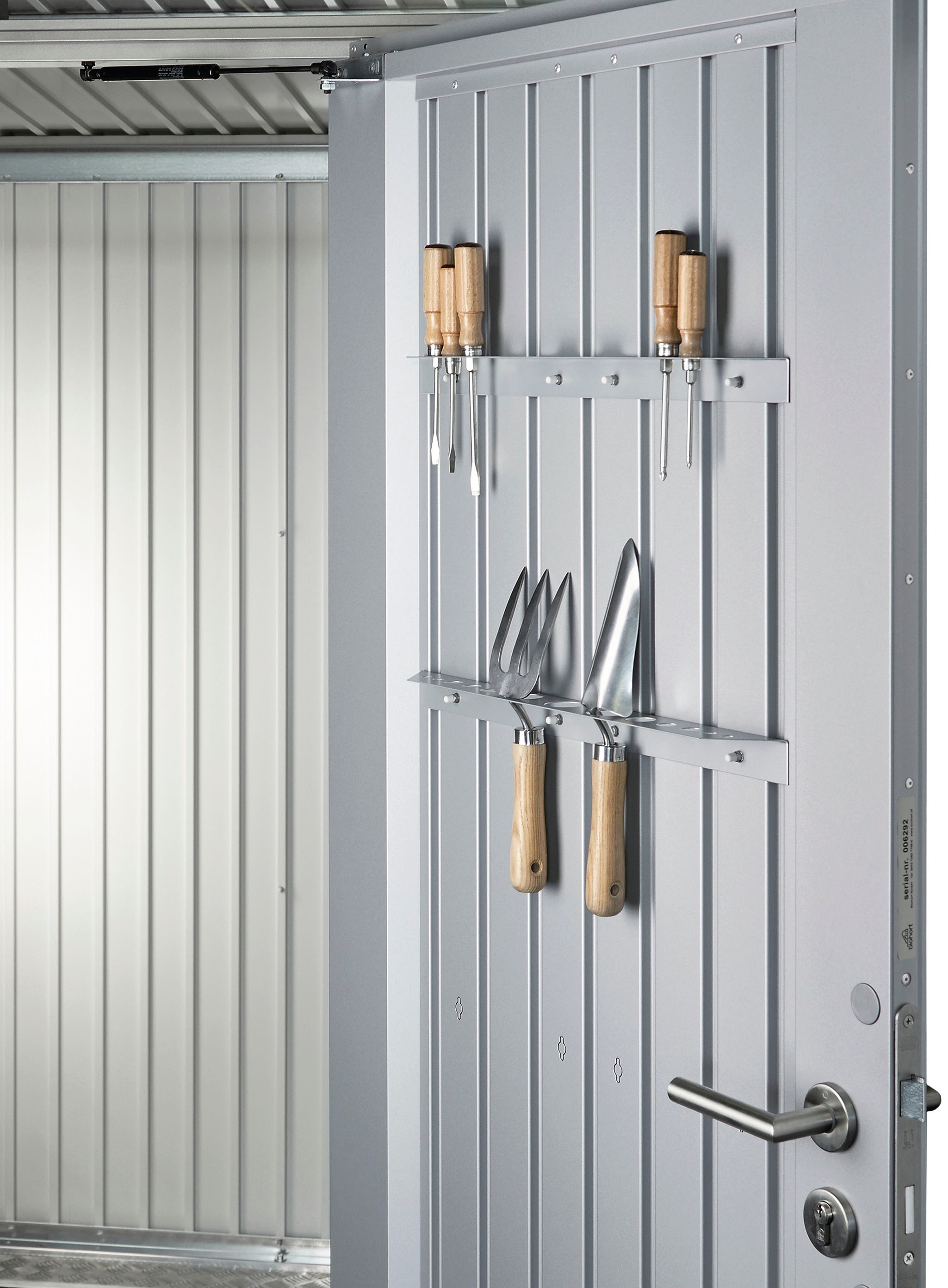 Gartengerätehalter »HighLine«, 2er-Set, silber-metallic