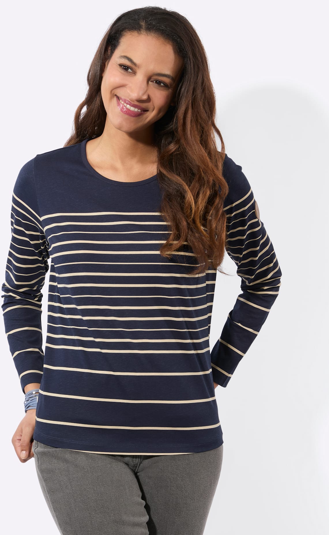 Casual Looks Langarmshirt "Ringelshirt" 1
