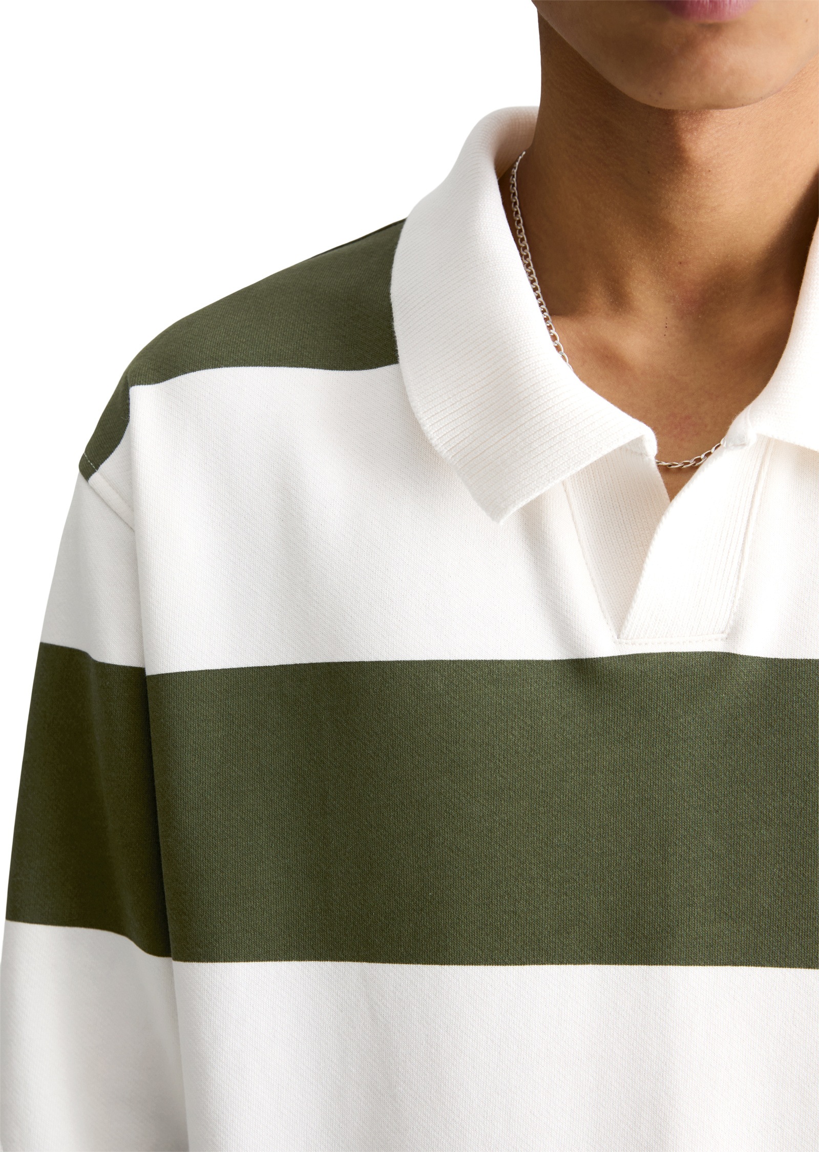 Marc O'Polo DENIM Sweatshirt »mit gedrucktem Streifenmuster«
