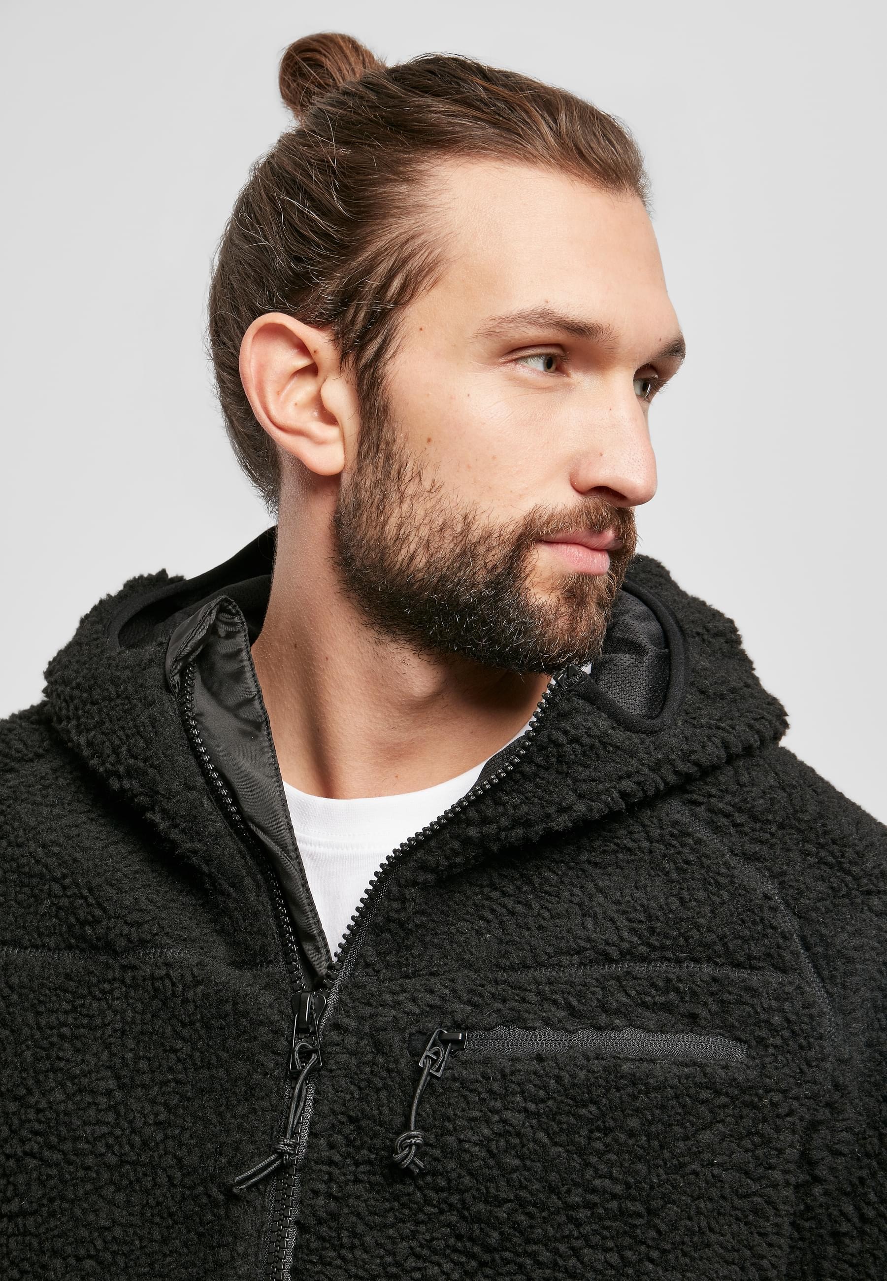 Brandit Anorak »Brandit Herren Teddyfleece Worker Jacket«, (1 St.), mit Kapuze