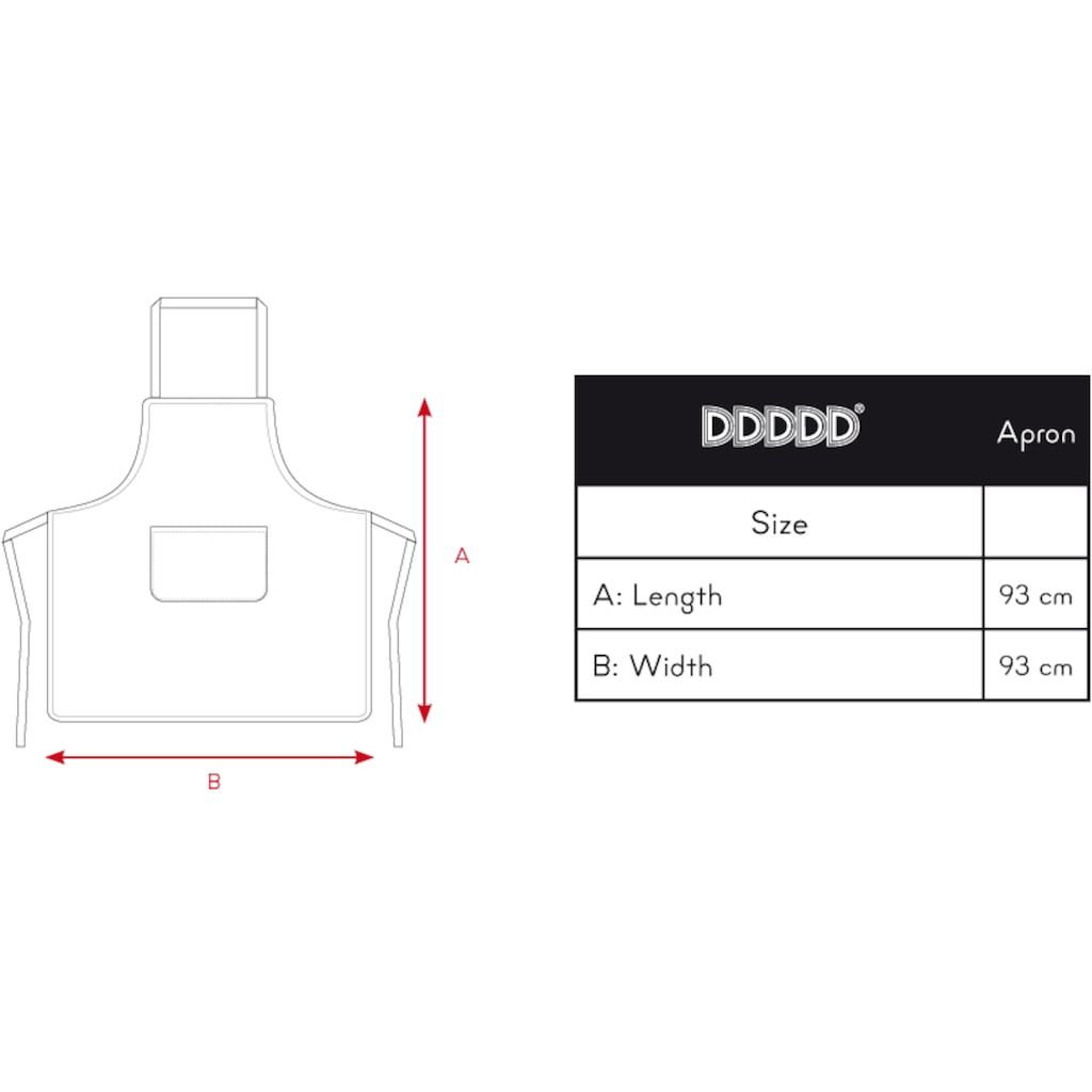 DDDDD Kochschürze »Maker black«