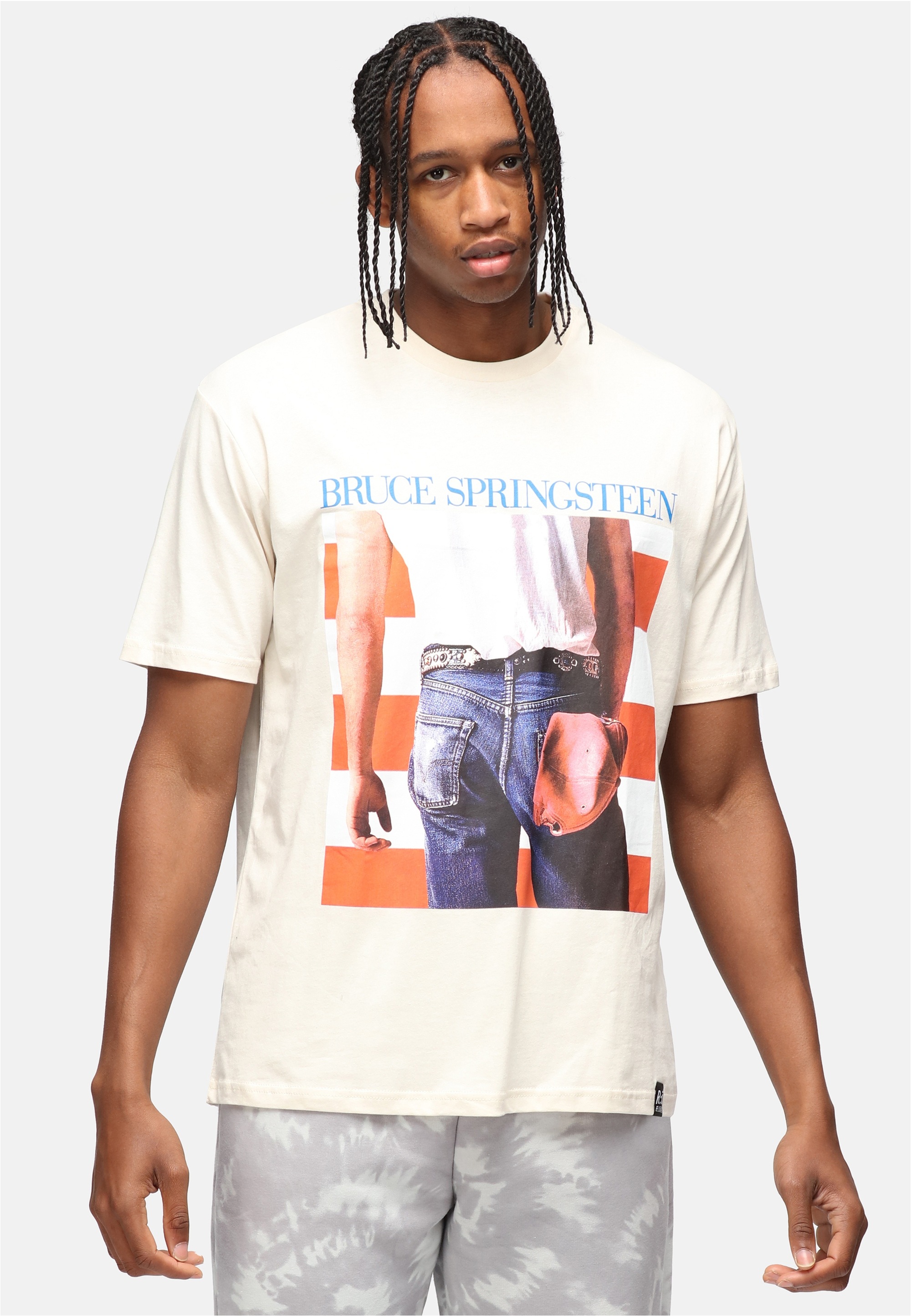 Recovered T-Shirt "Bruce Springsteen Pixel Relaxed", im zeitlosen Design günstig online kaufen