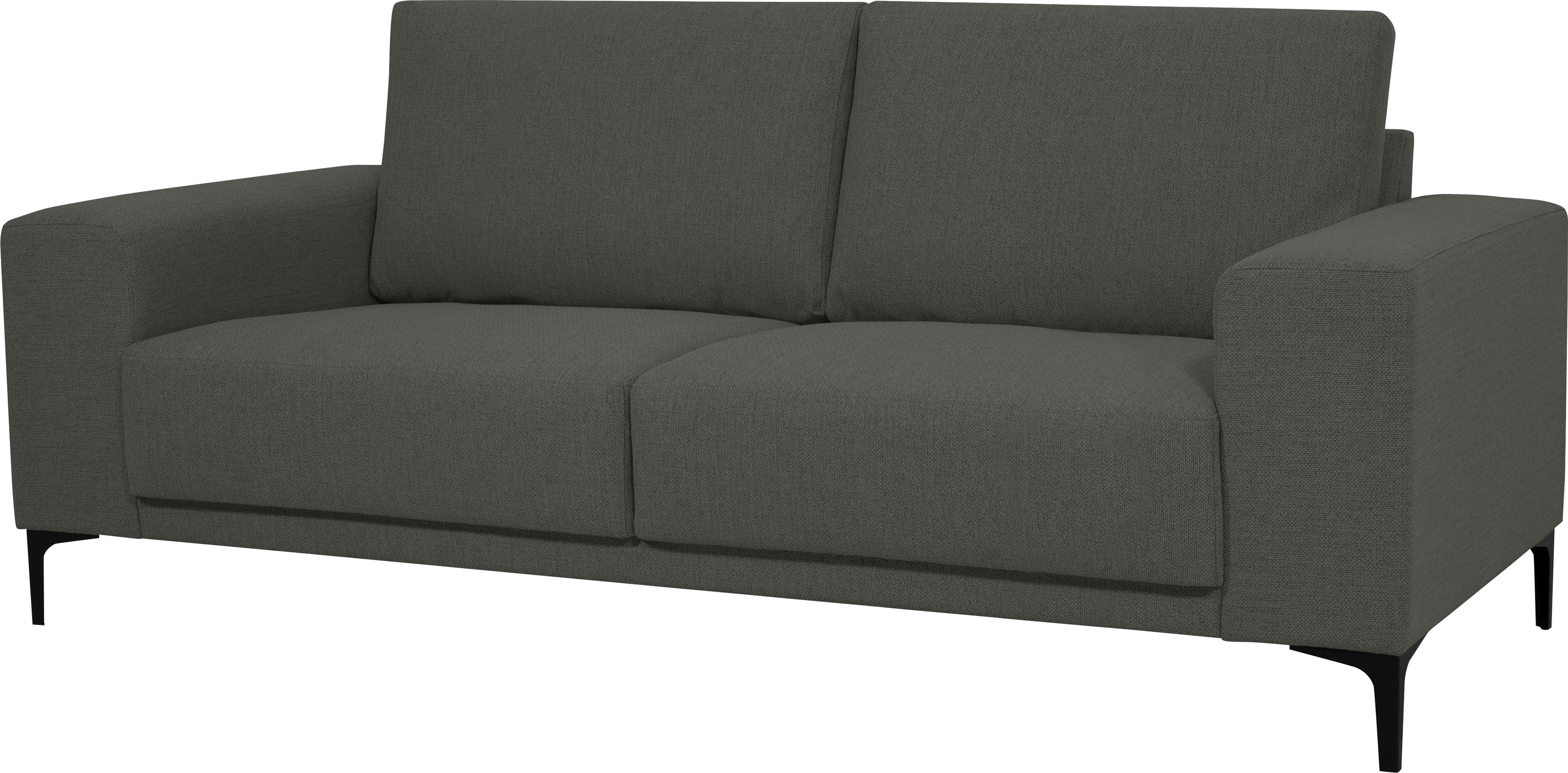 Thumbnail - OTTO home 2-Sitzer "Xander" Breite 164 cm, Webstoff, Soft-Touch Chenille, schwarze Metallfüße