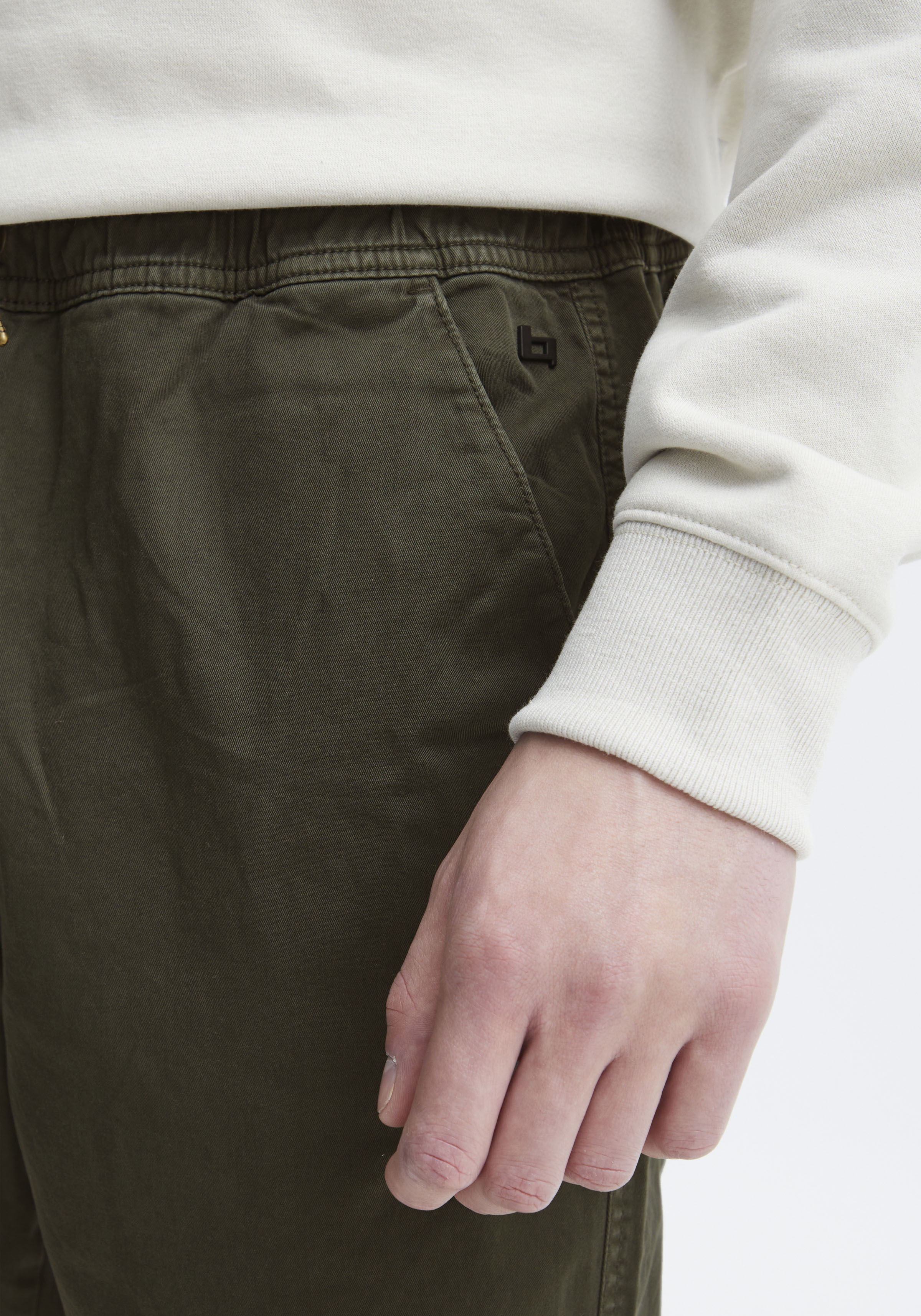 Thumbnail - Blend Schlupfhose "BHNIMBU pants" mit Kordelzug und elastischem Bund