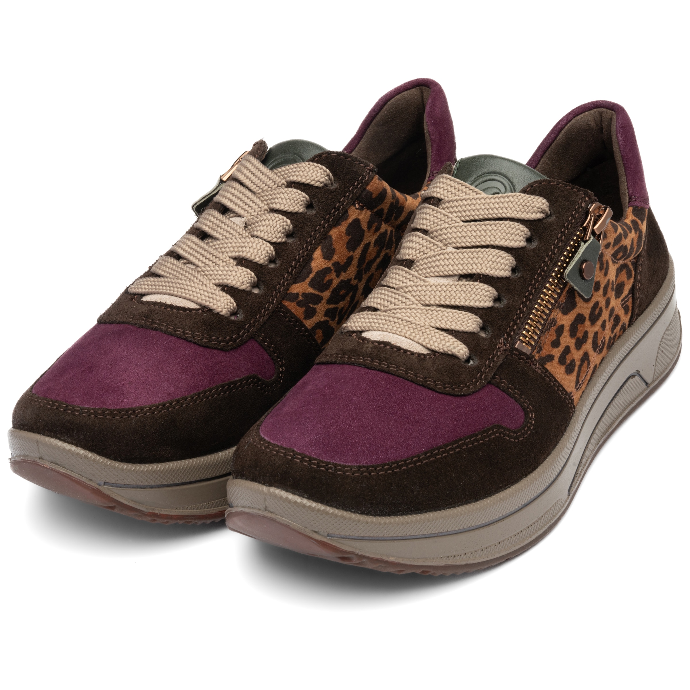 Ara Plateausneaker »SAPPORO«  Freizeitschuh, Schnürschuh, Halbschuh in Komfortweite H (= sehr weit)