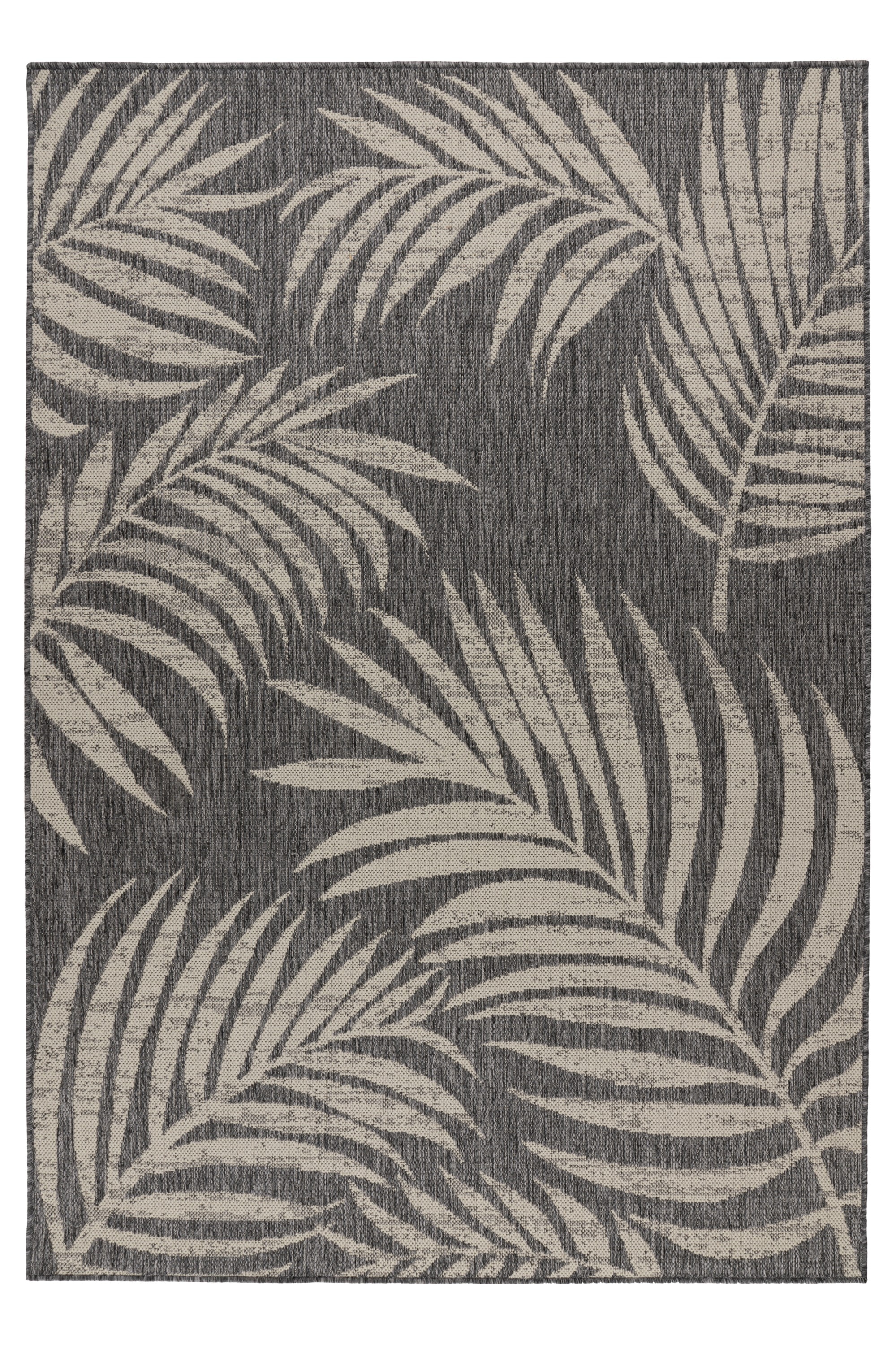 Kayoom Teppich »Nibru 725« rechteckig 5 mm Höhe Flachgewebe, In- und Outdoor geeignet, schnell trocknend, floral