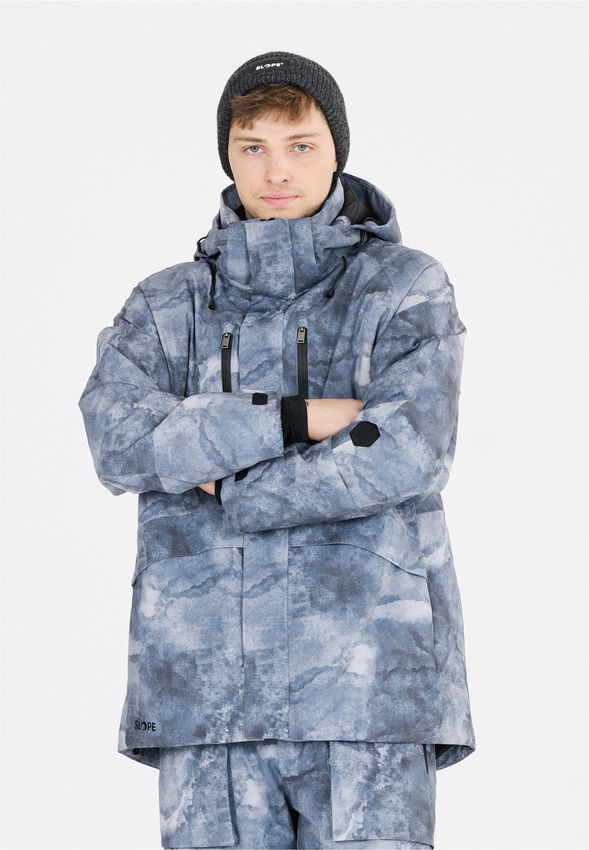 SLOPE Skijacke "Kenai" 1 Stk. tlg. Mit coolem Print und wetterfesten Eigenschaften