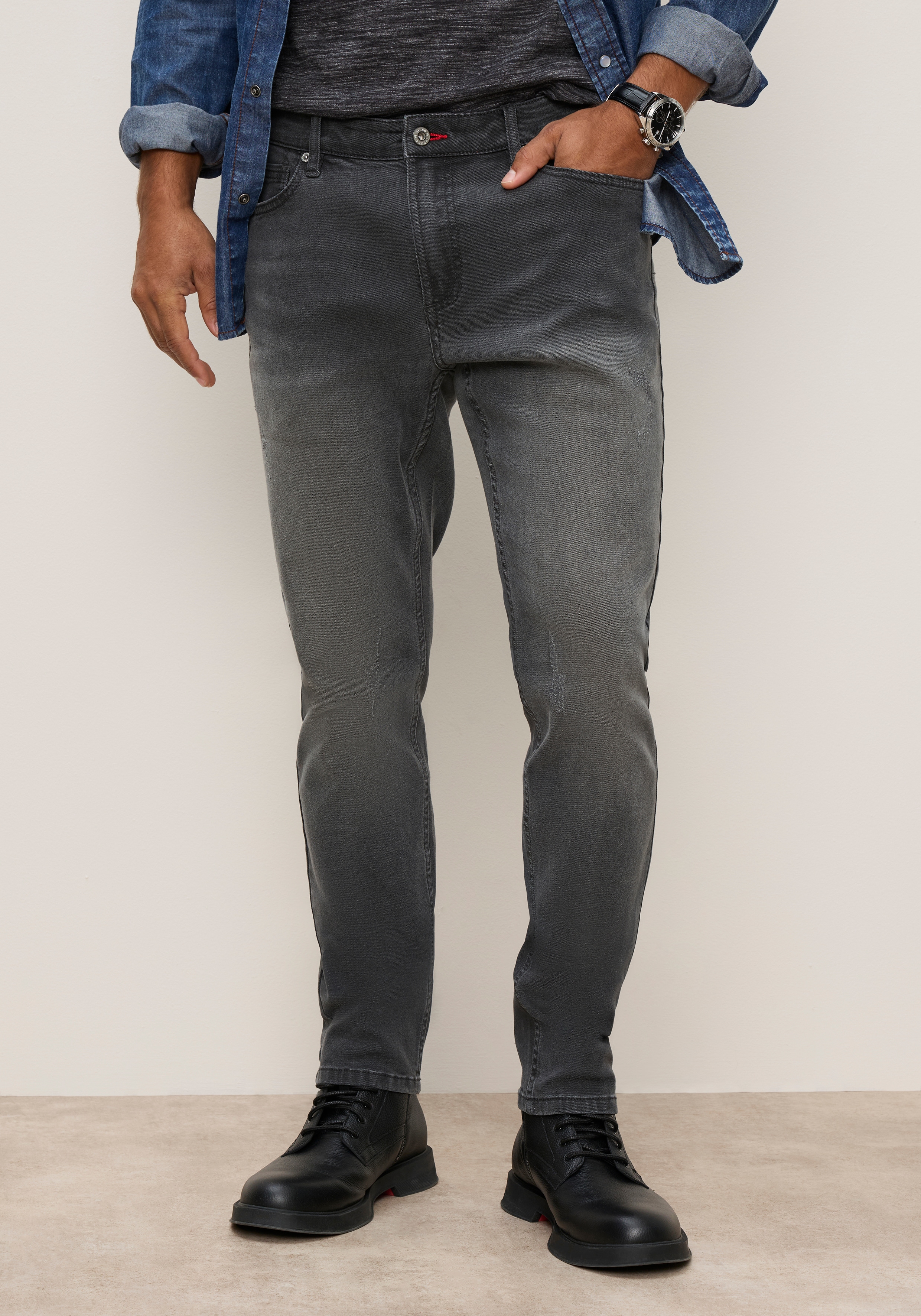 Bruno Banani Slim-fit-Jeans "Liam" mit schmaler Beinform, niedrige Leibhöhe, in 32 und 34 Inch