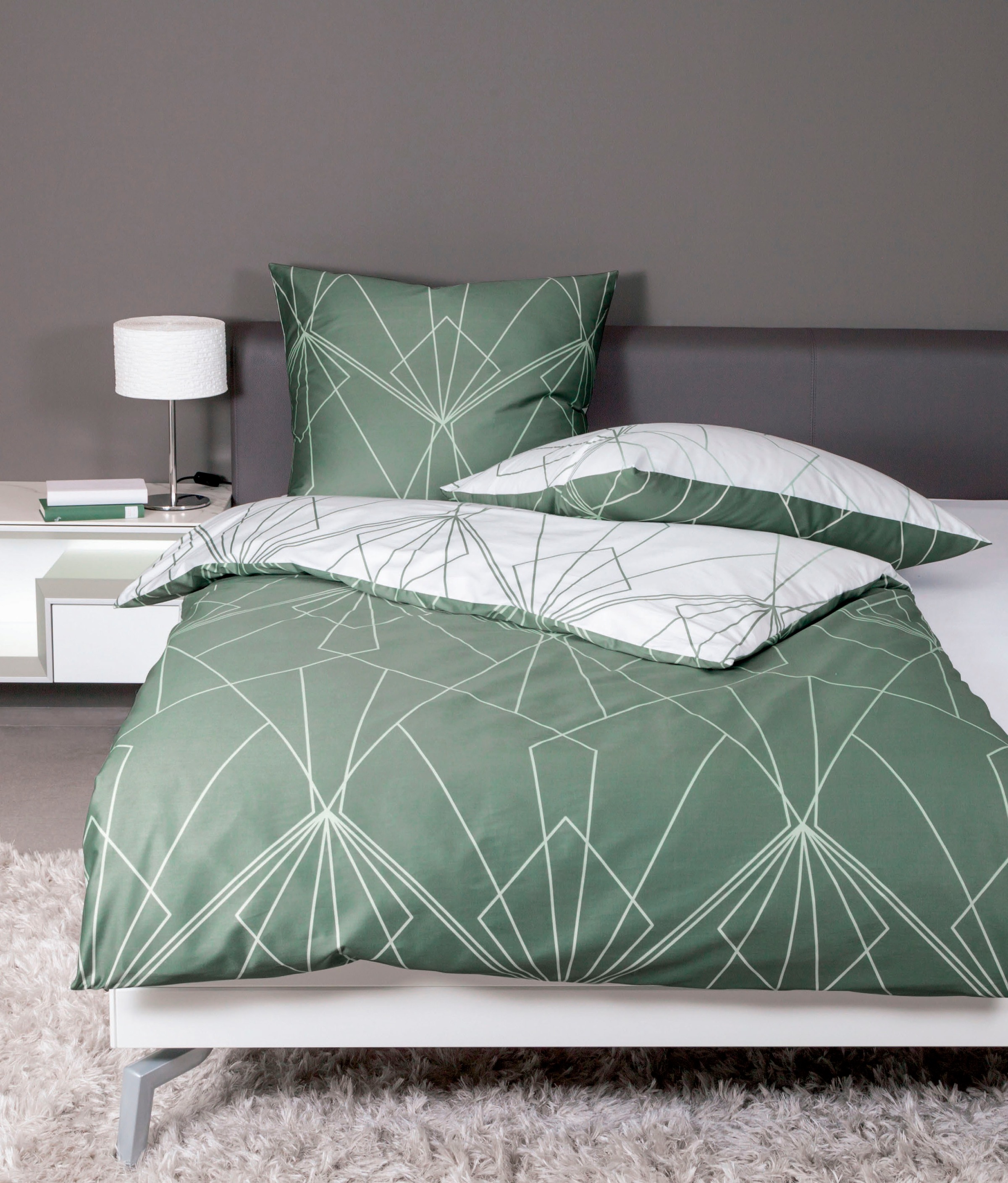 Janine Wendebettwäsche "J. D. 87054" 2 Stk. tlg. Bettwäsche aus Baumwolle m günstig online kaufen