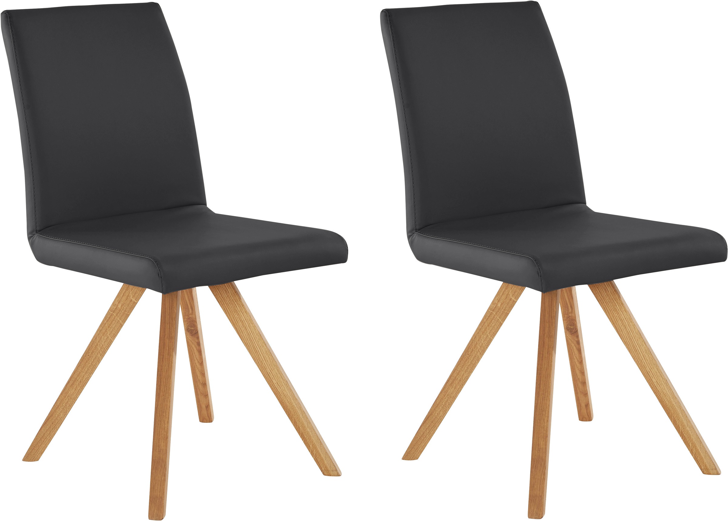 Home affaire Schalenstuhl "Rio" (Set) 2 Stk. Kunstleder Bezug in Kunstleder günstig online kaufen