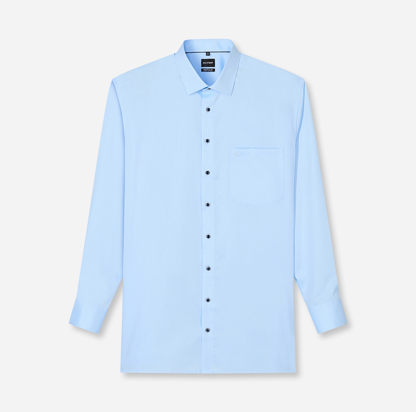 OLYMP Langarmhemd »Luxor Big & Tall« Businesshemd, Große Größen, comfort fit, New-Kentkragen, bügelfrei