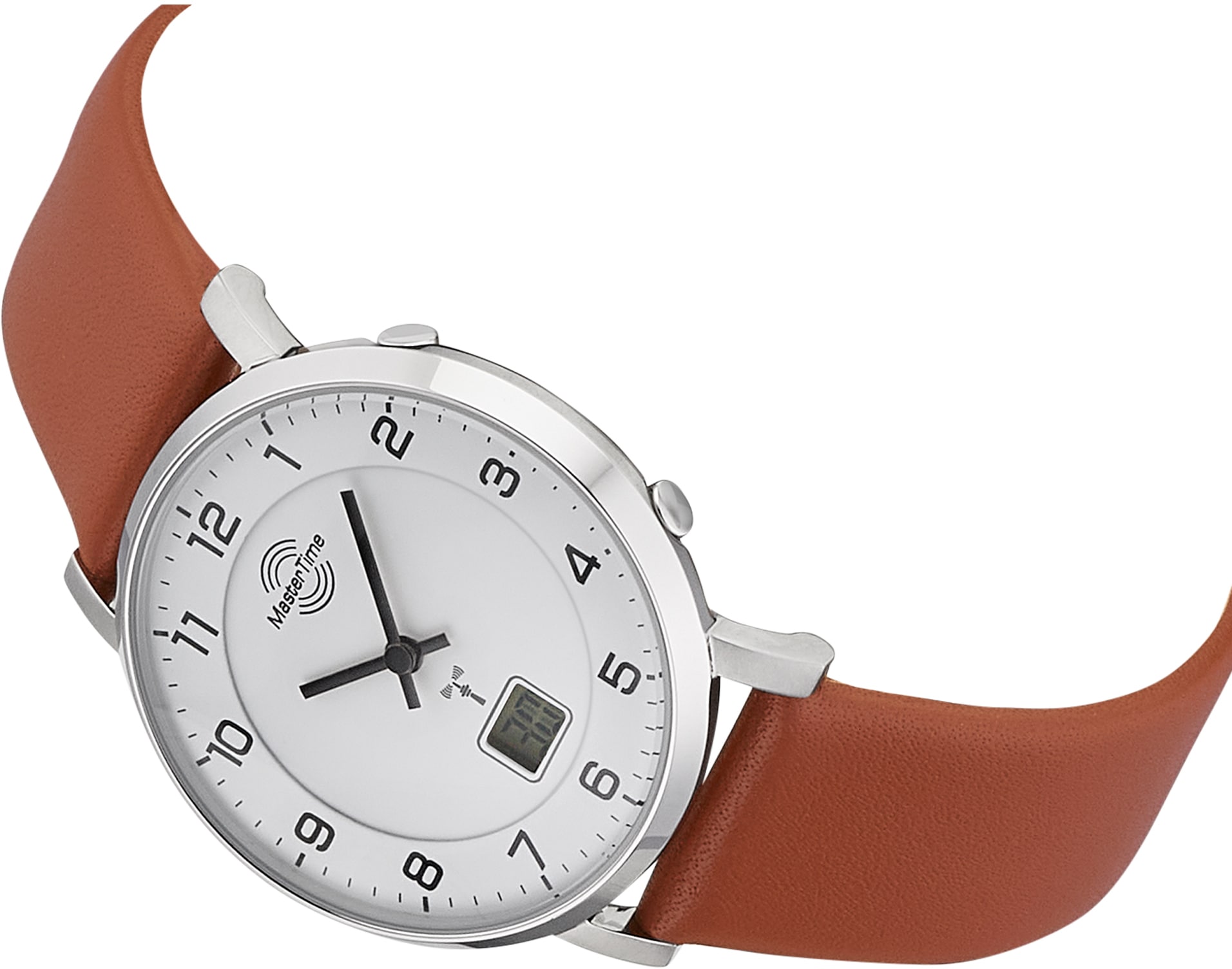 MASTER TIME Funkuhr »Advanced, MTLS-10741-12L«, Armbanduhr, Quarzuhr, Damenuhr, Datum