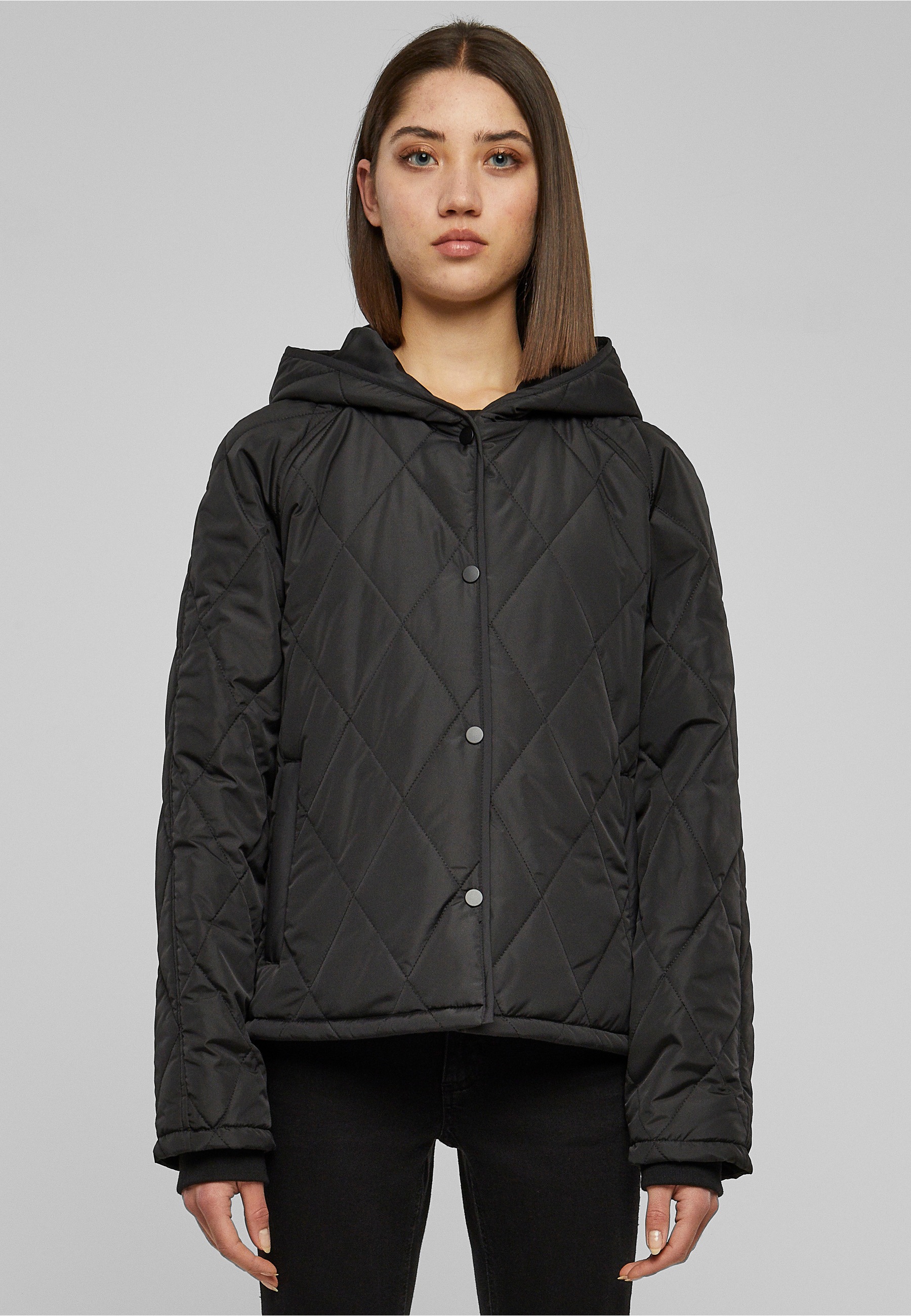 URBAN CLASSICS Allwetterjacke »Urban Classics Damen« 1 Stk. tlg. mit Kapuze