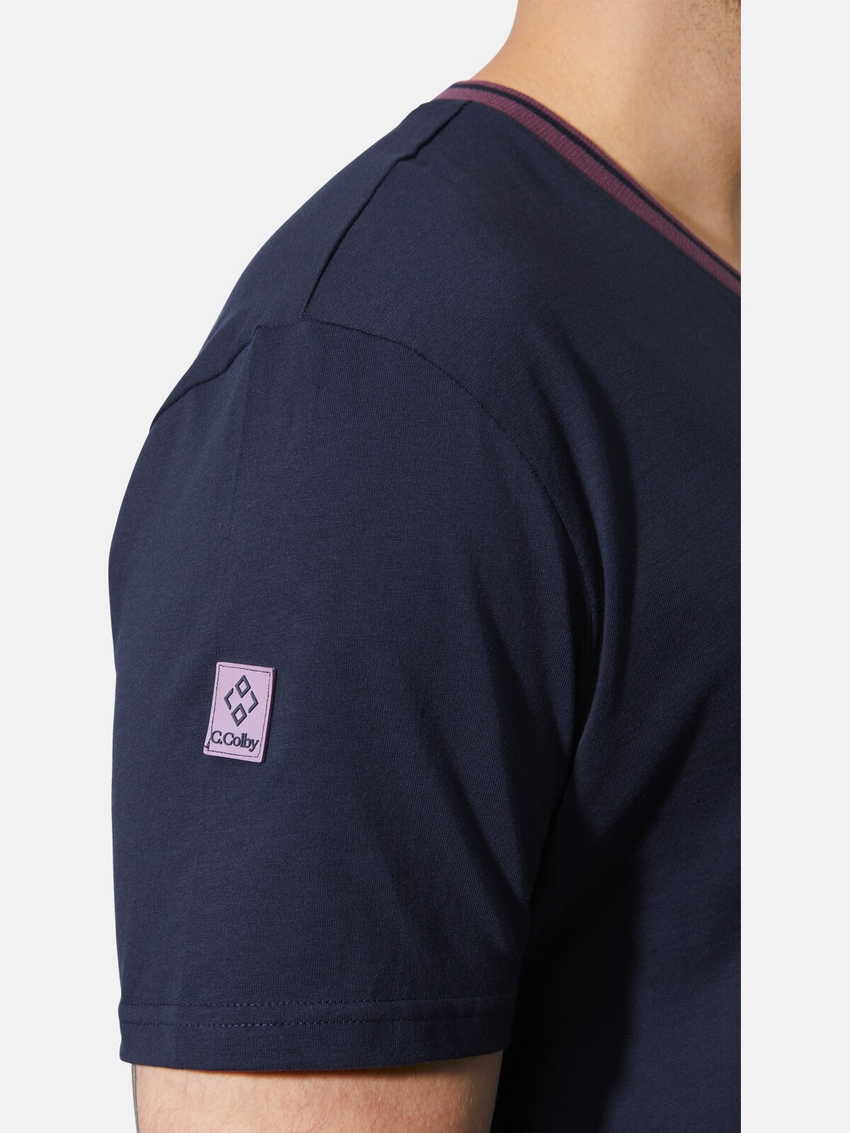 Charles Colby T-Shirt »Doppelpack T-Shirt EARL EDELEY«, (2 tlg.)