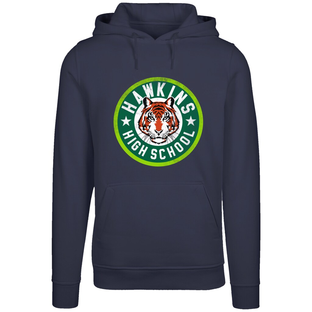 F4NT4STIC Kapuzenpullover »Stranger Things Hawkins Tiger Circle Netflix TV Series«