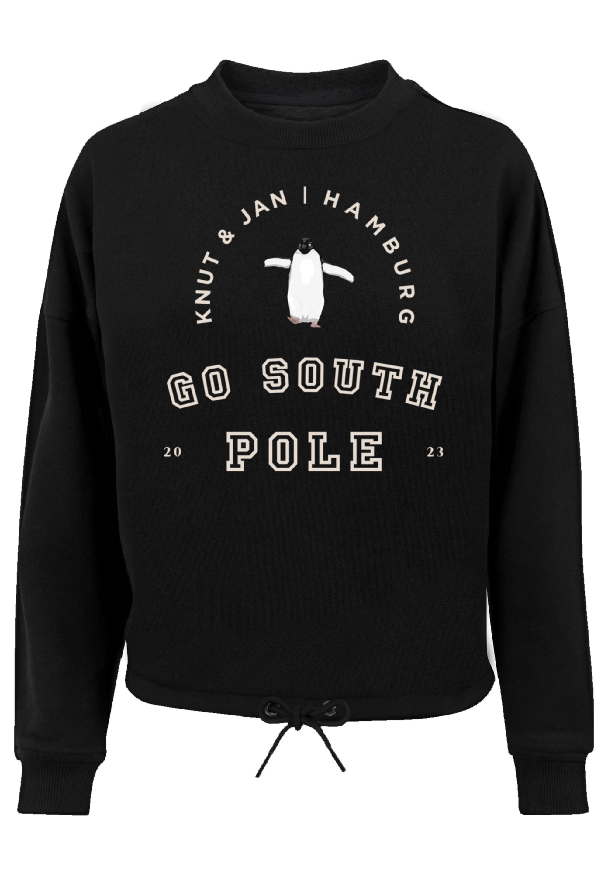 F4NT4STIC Sweatshirt »Pinguin Knut & Jan Hamburg«, Print