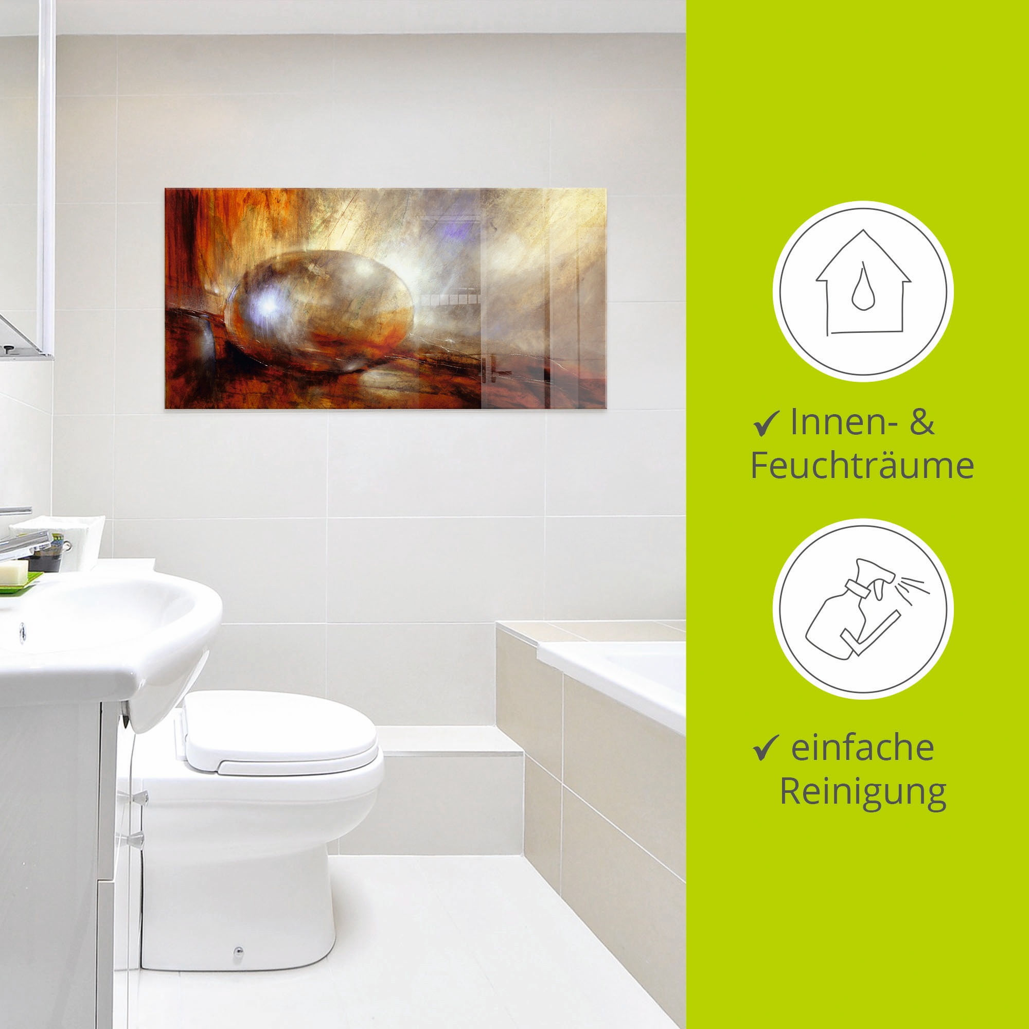 Artland Glasbild »Brainstorming«, Muster, (1 St.), in verschiedenen Größen