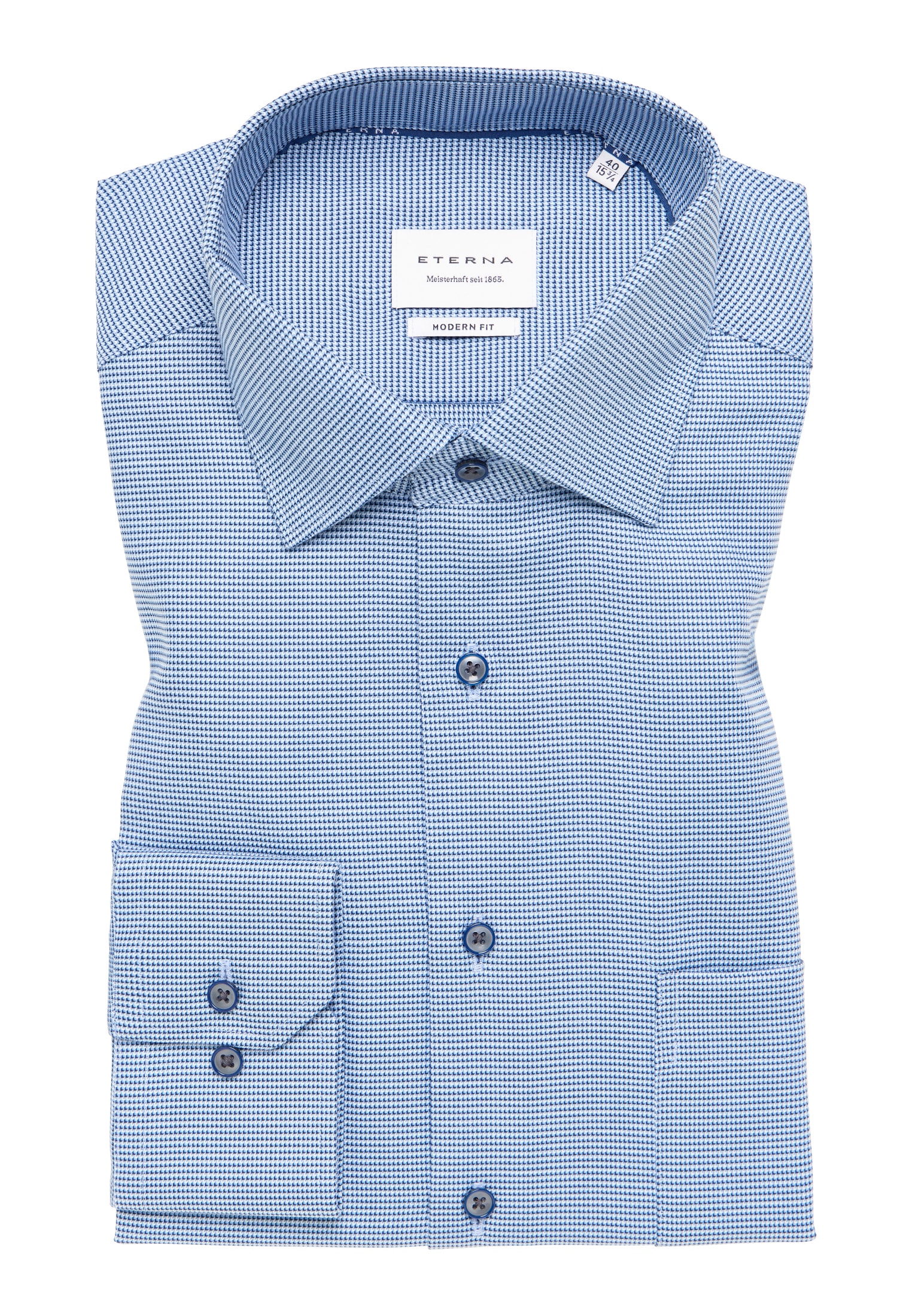 Eterna Langarmhemd »MODERN FIT«, NON IRON (bügelfrei)
