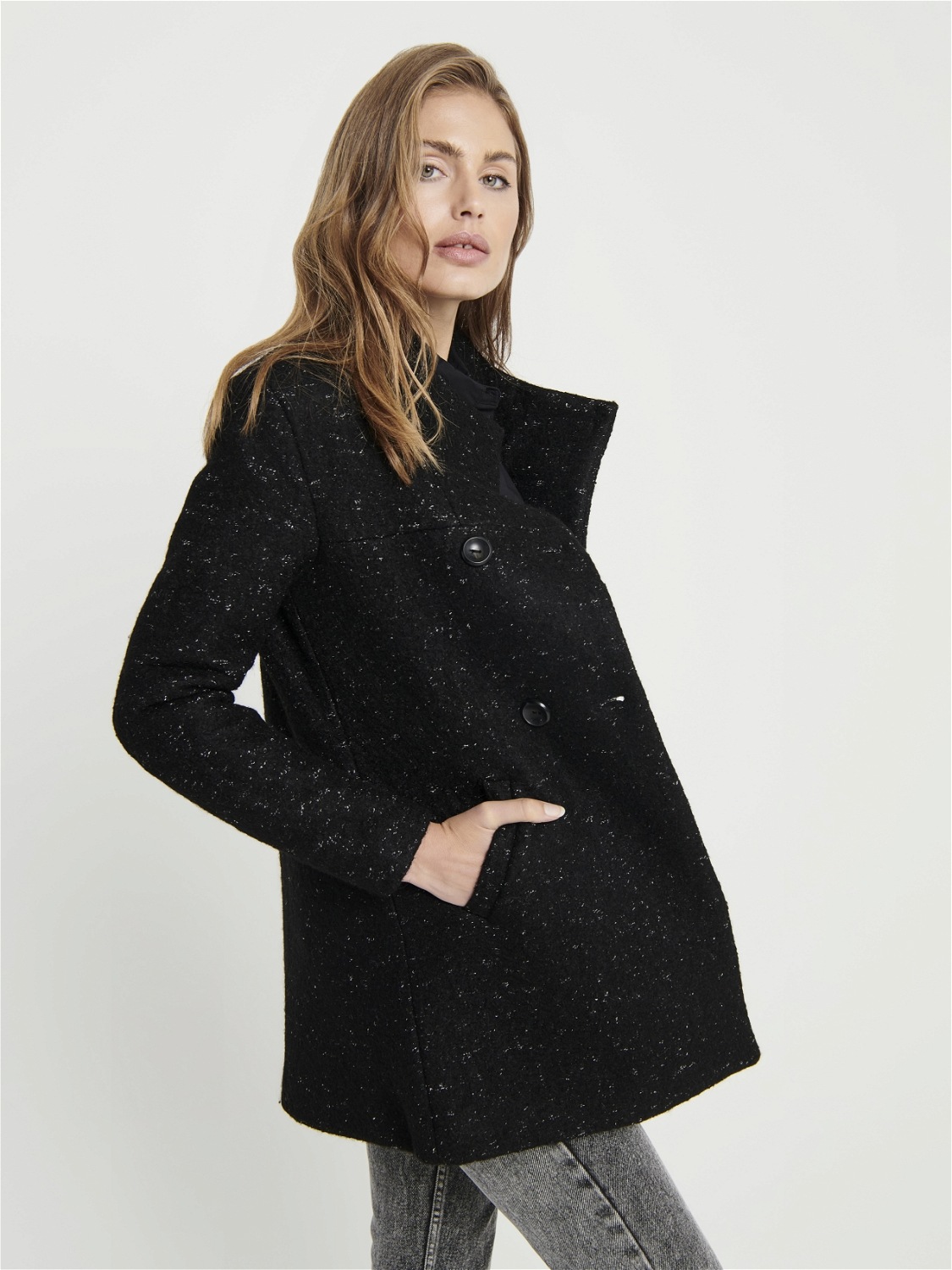 ONLY "ONLNEWSOPHIA WOOL COAT OTW CC" mit Wolle günstig online kaufen