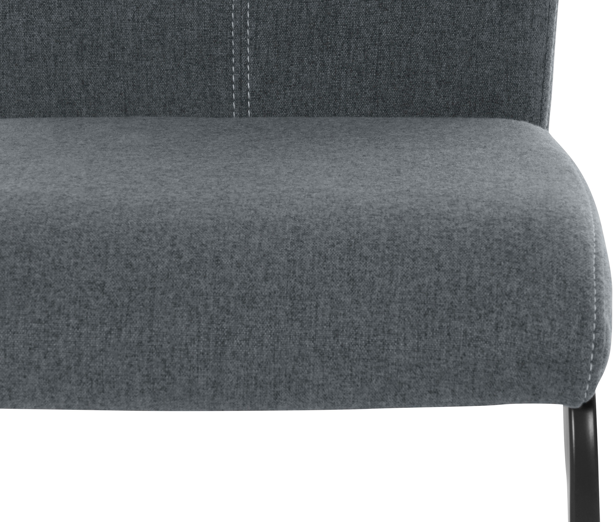 Homexperts Esszimmerstuhl »Viva«, (Set), 2 St., Webstoff, (2 oder 4 Stück), Bezug in Webstoff, Metallgestell in anthrazit