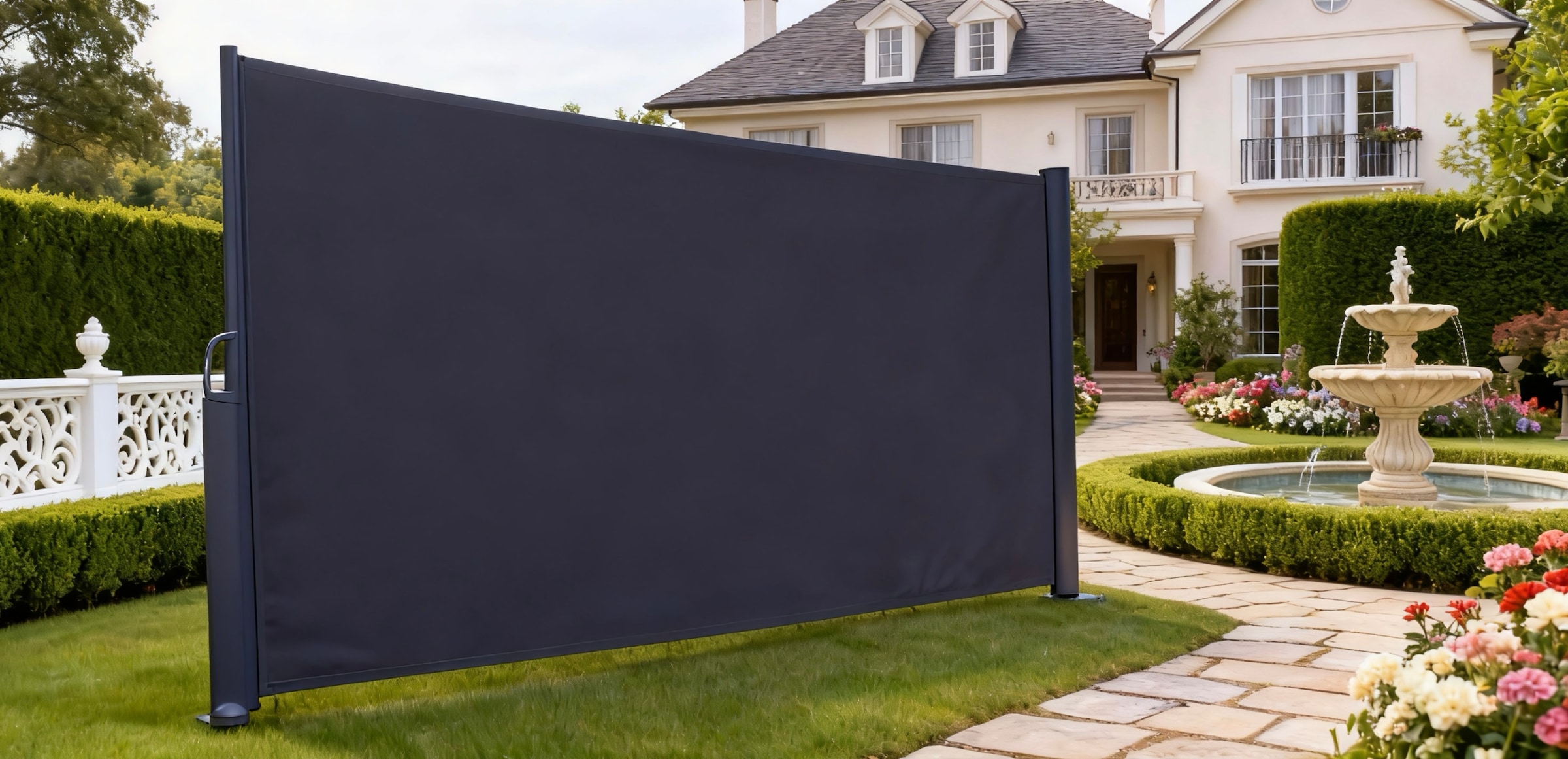 KONIFERA Seitenmarkise "Sitges" wetterfest + Privatsphäre + Schutz gegen Wi günstig online kaufen